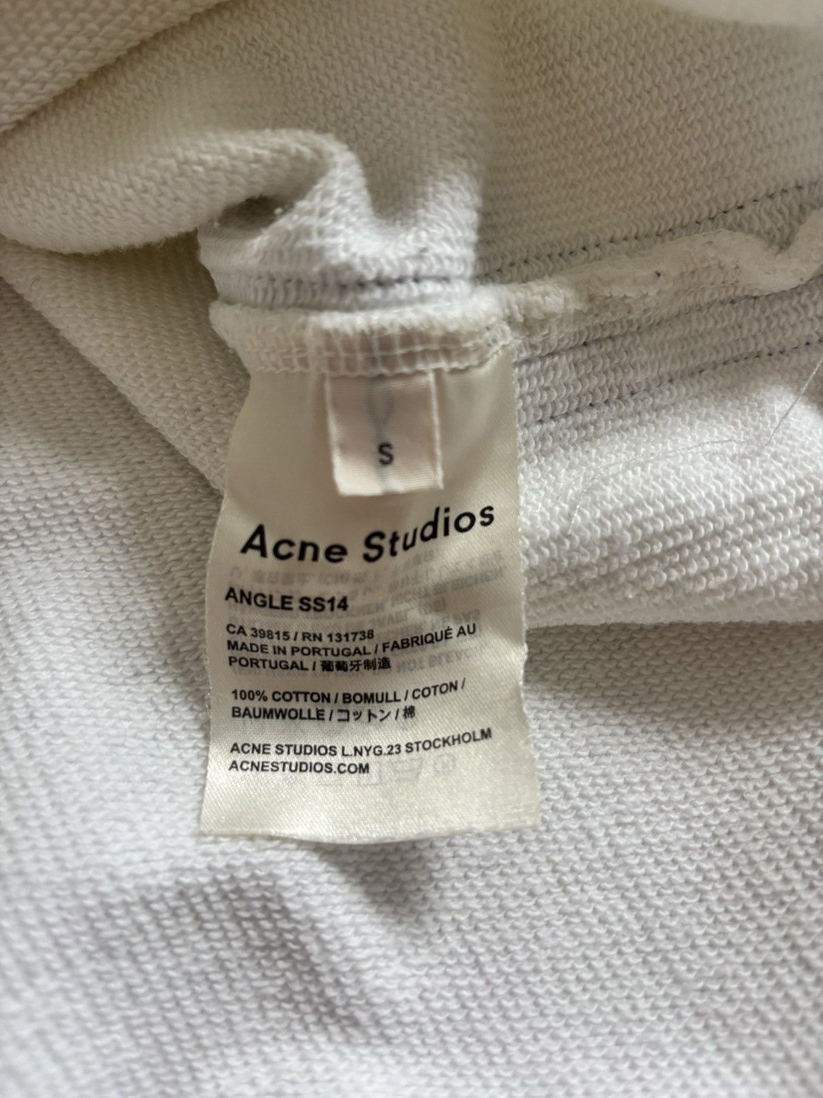 Acne Studios Acne studios angle ss14 sweatshirt rare Size S / US 4 / IT 40 - 7 Thumbnail