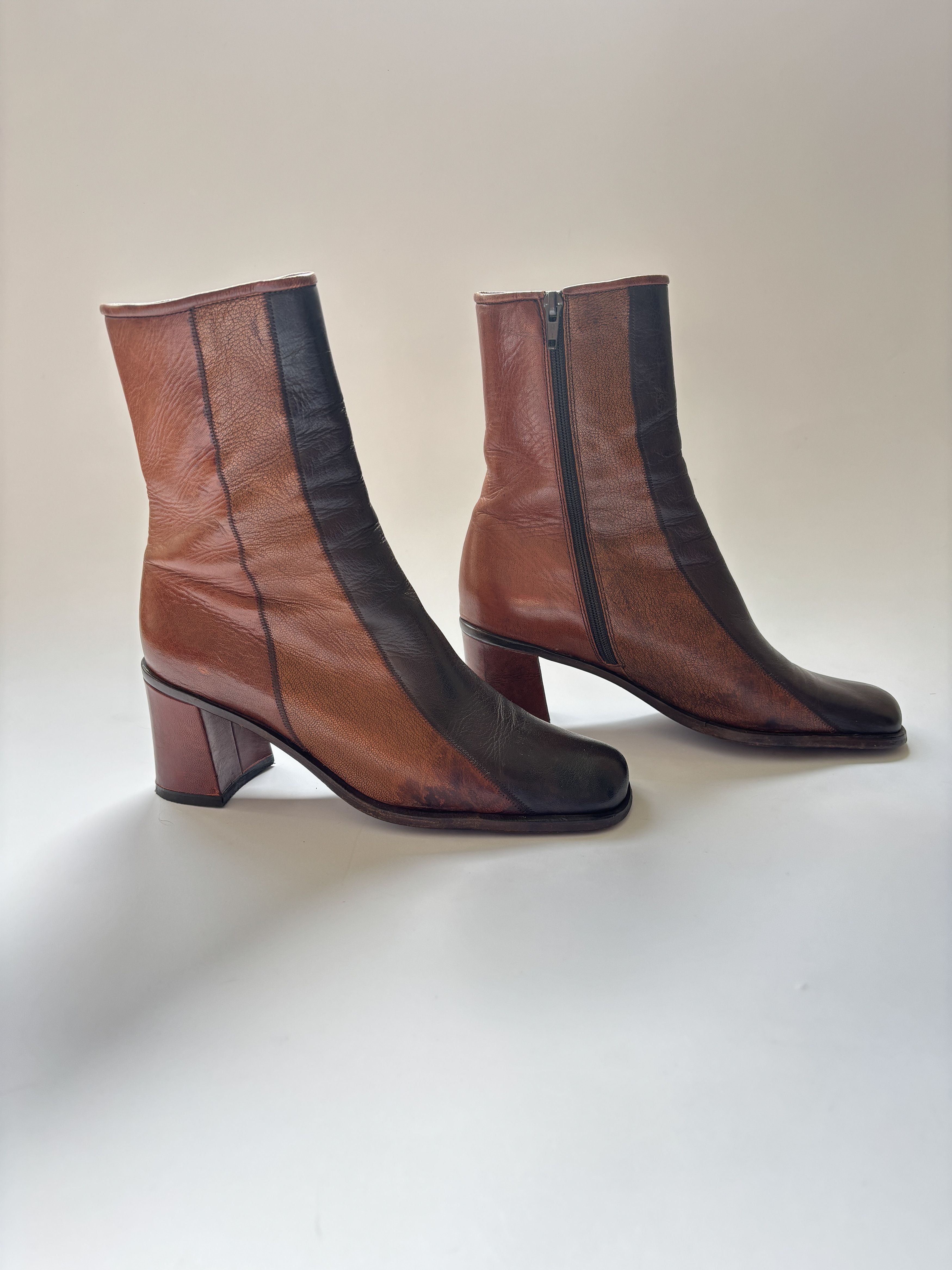 Miu Miu ⚡️QUICK SALE⚡️Miu Miu Brown Ankle Boots Size US 7.5 / IT 37.5 - 3 Thumbnail