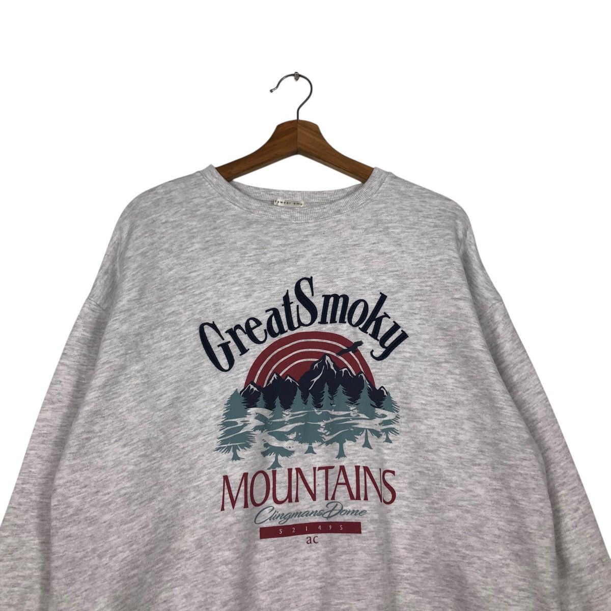 Japanese Brand 90s Great Smoky Mountains Nature Sweatshirt Deep Forest Size US L / EU 52-54 / 3 - 4 Thumbnail