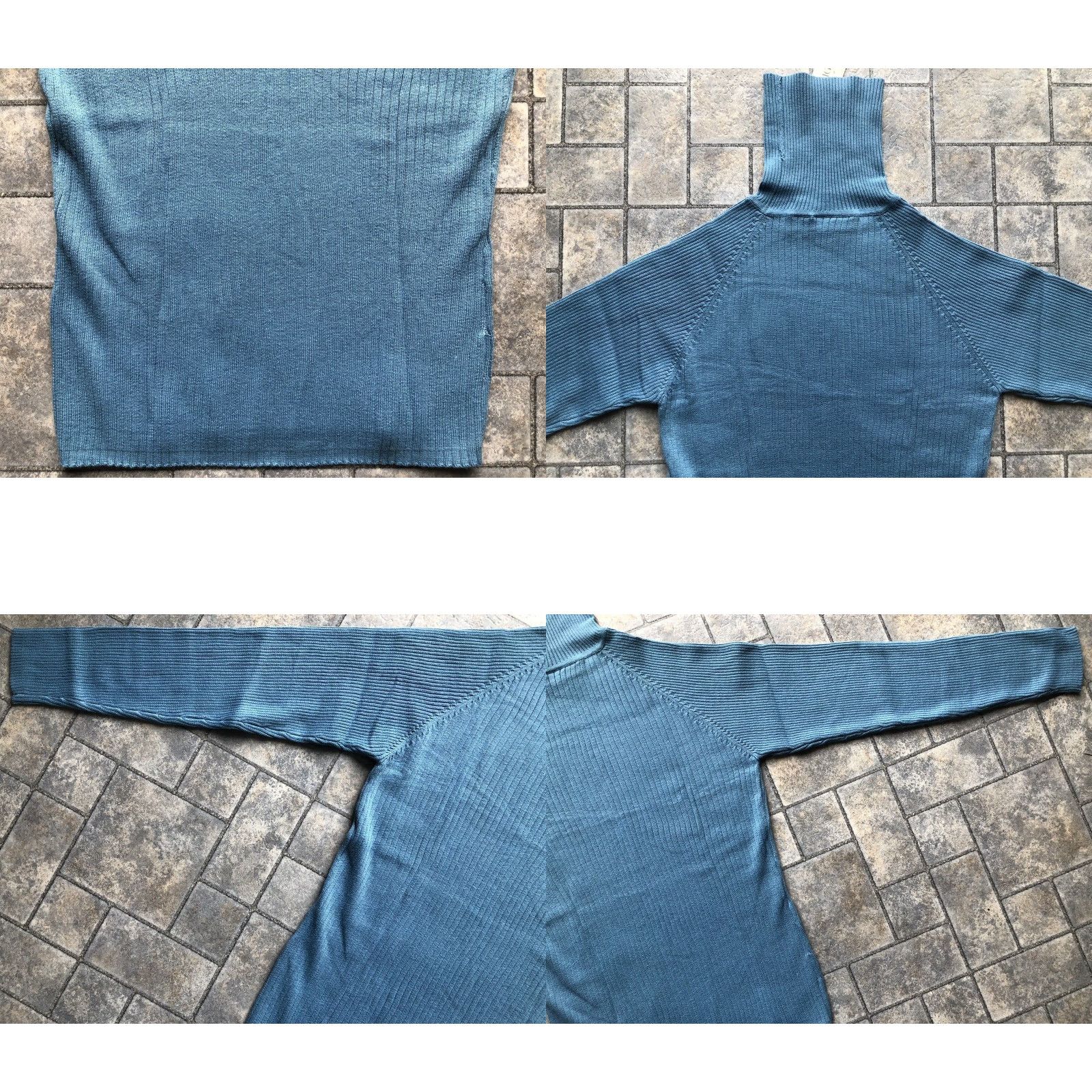 Vintage NWT Signature Expressions Womens Turtleneck Sweater Size S Blue Cotton Acrylic Pullover Long Sleeve Classic Preppy Fashion Pickups? Size S / US 4 / IT 40 - 9 Thumbnail