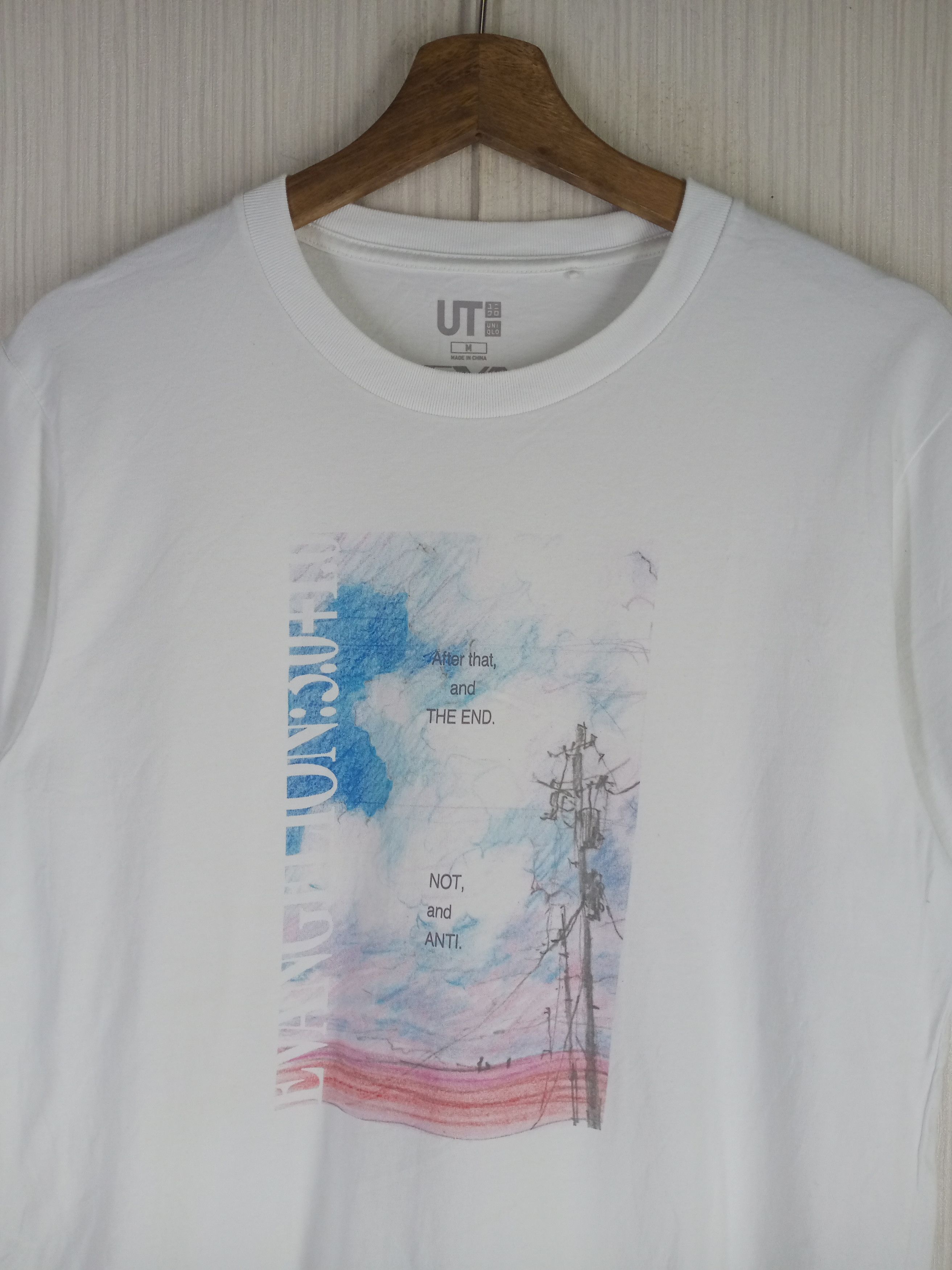 Anime Vintage Neon Genesis Evangelion Tshirt Size US M / EU 48-50 / 2 - 2 Thumbnail