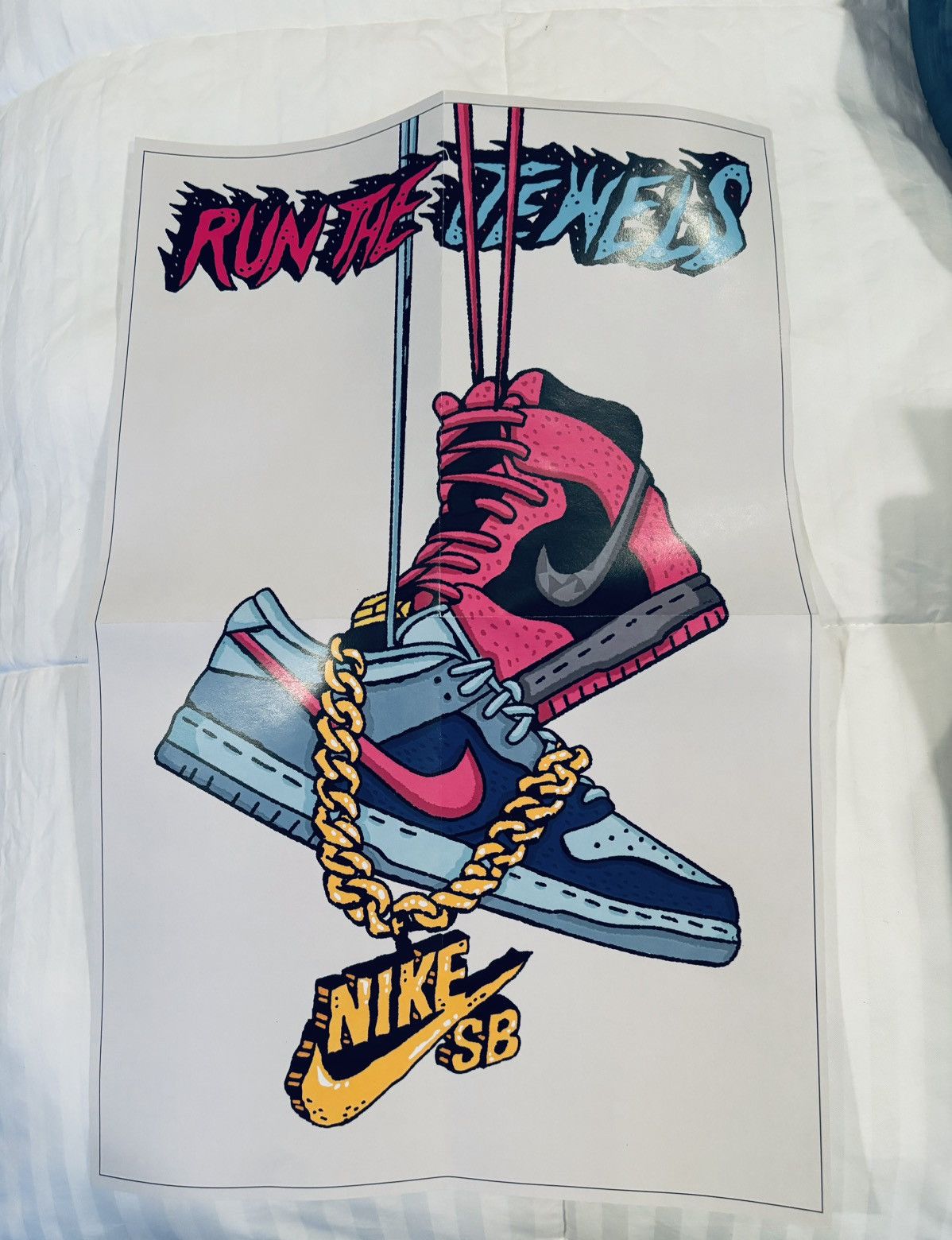 Nike × Run The Jewels Run the Jewels x Nike SB Dunk Low ‘4/20’ w/ poster & sticker Size US 10.5 / EU 43-44 - 8 Thumbnail