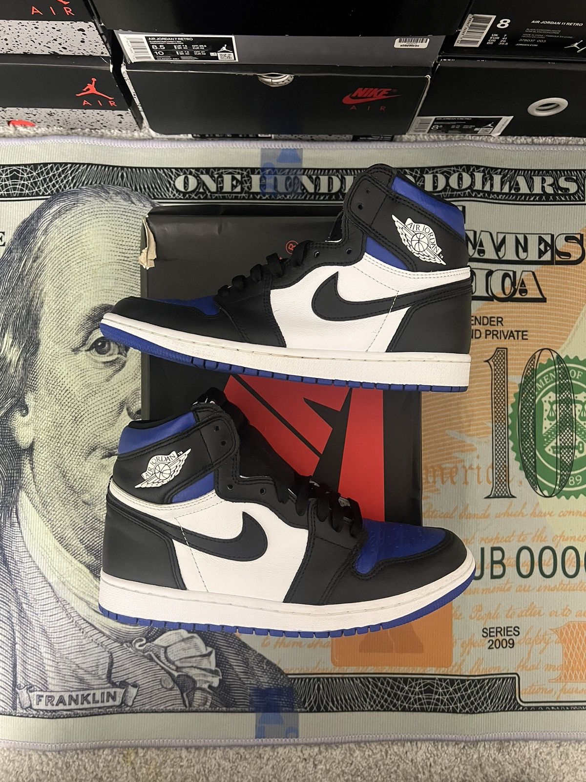 Jordan Brand Jordan 1 Royal Toe Size US 8 / EU 41 - 4 Thumbnail