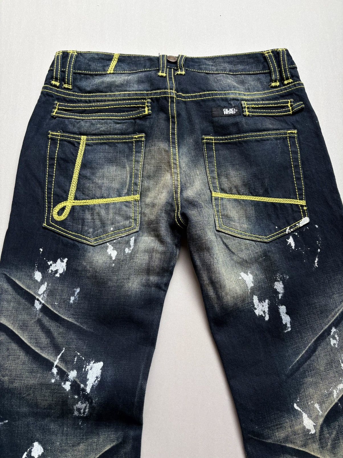 Japanese Brand Glad news Lace up flare jeans LHSIZE29 Size US 29 - 5 Thumbnail