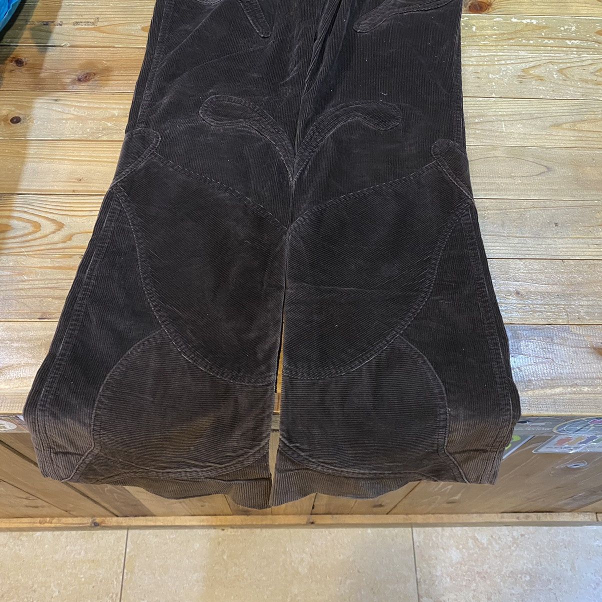 Dolce & Gabbana Vintage Dolce&gabbana Pant corduroy patchwork rare butterfly Size 26" / US 2 / IT 38 - 14 Thumbnail