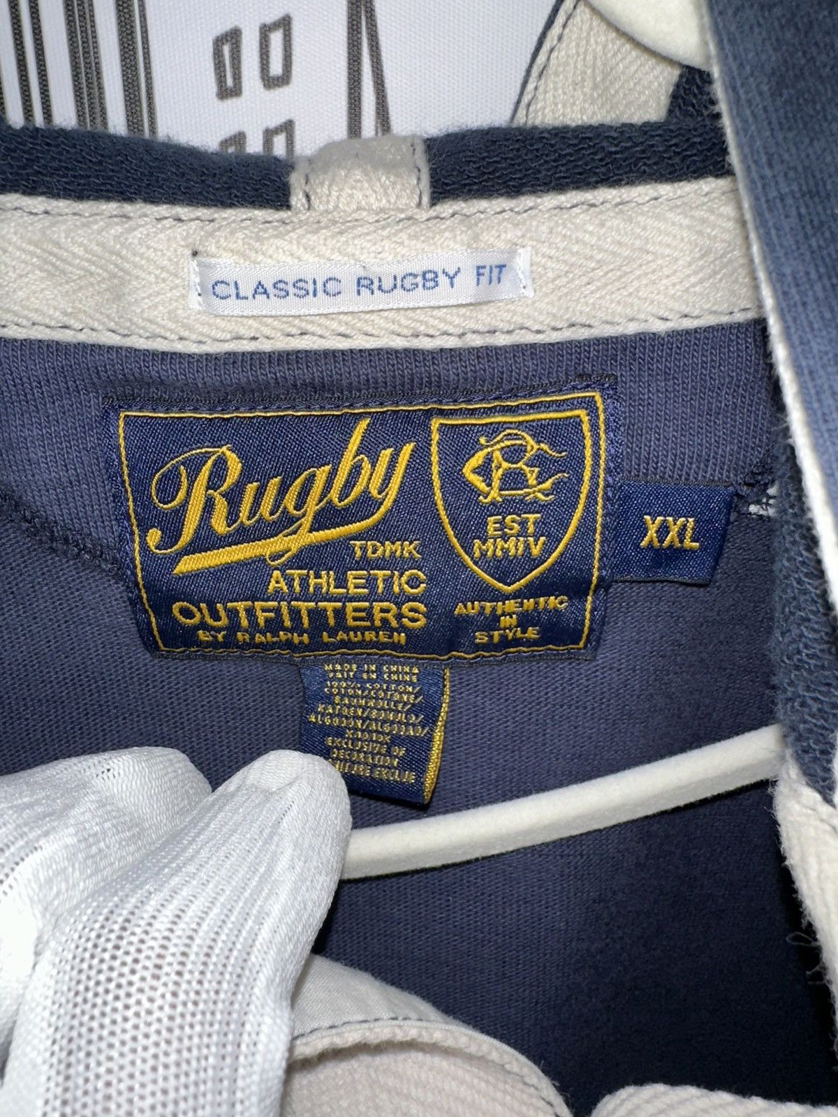Polo Ralph Lauren Rugby Ralph Lauren R.L.F.C Shield Hooded Rugby Size US XXL / EU 58 / 5 - 4 Thumbnail