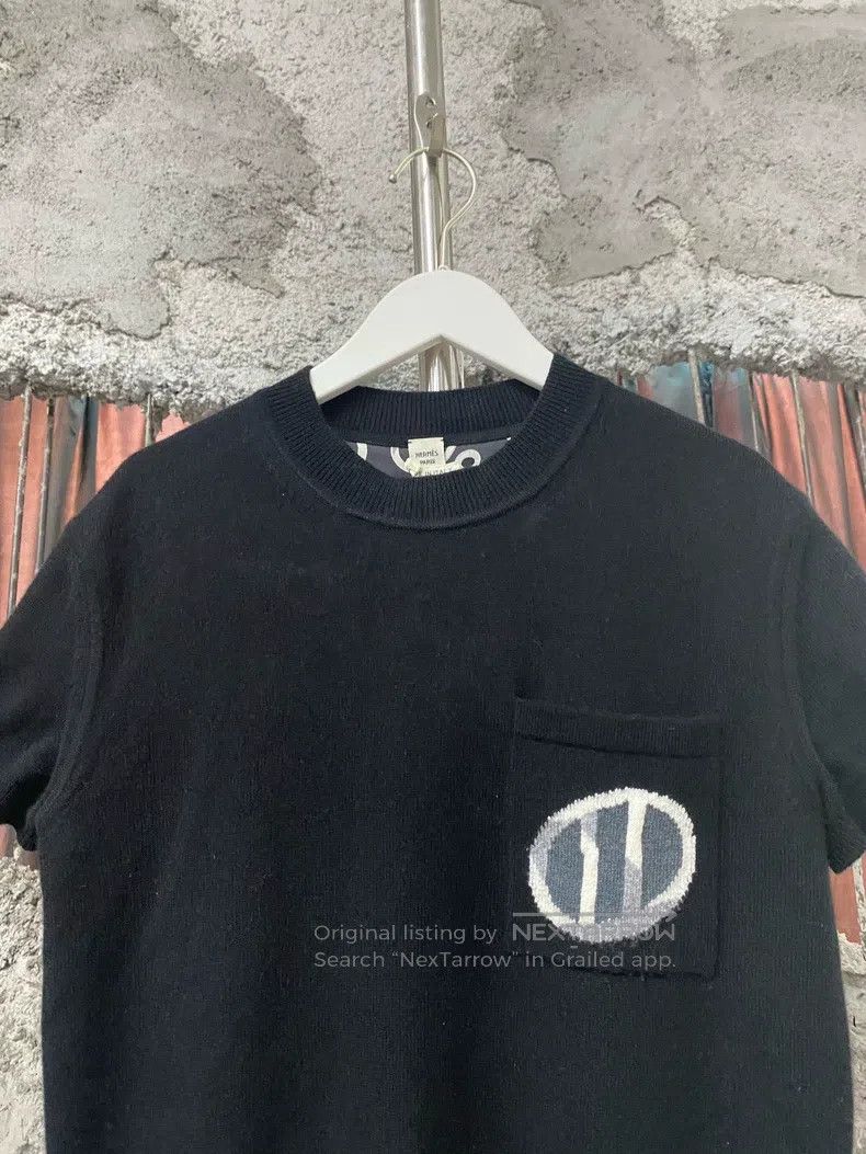 Hermes Hermes Knitted short-sleeve Size XS / US 0-2 / IT 36-38 - 3 Thumbnail