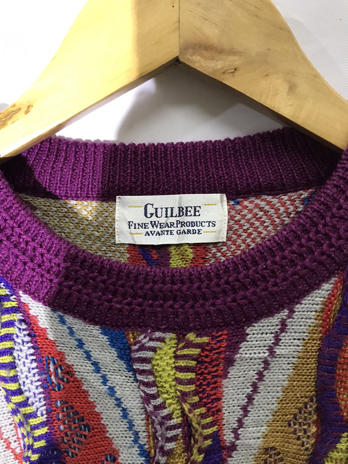 Other Vintage Guilbee Avante Garde coogi style knit sweater Size US M / EU 48-50 / 2 - 4 Thumbnail