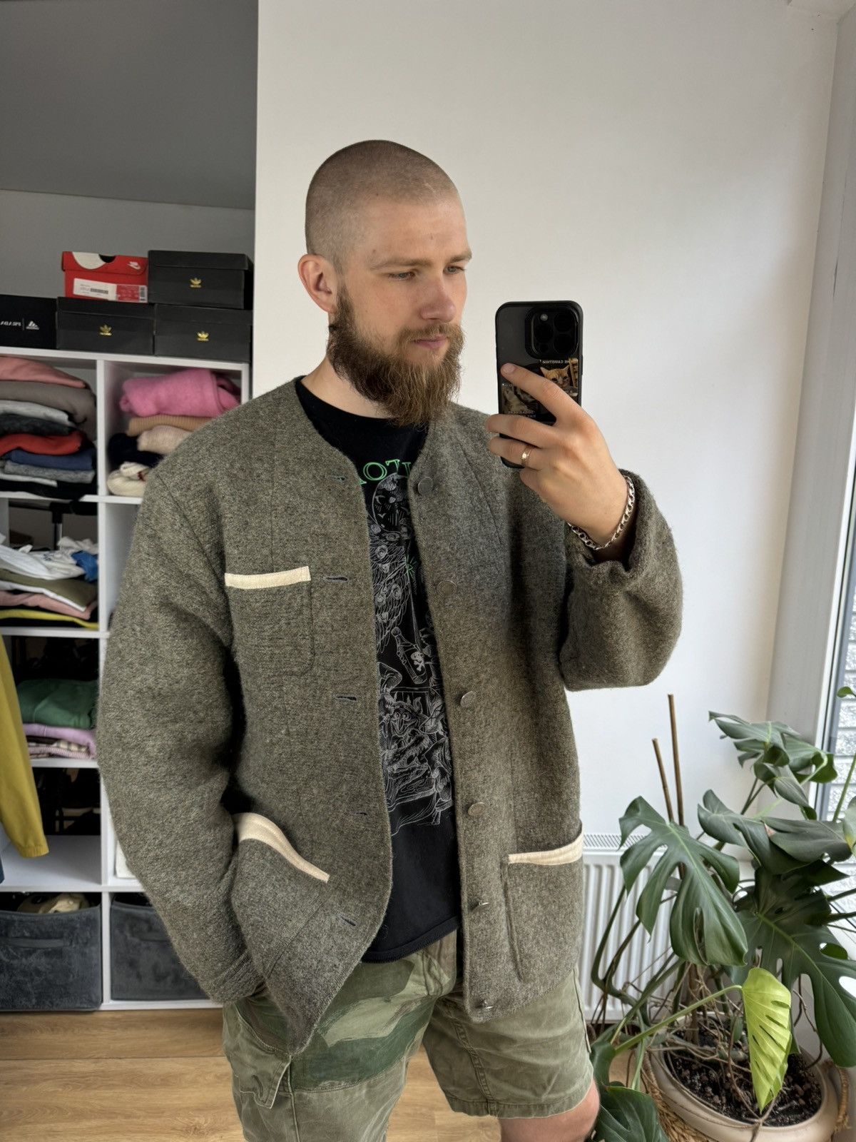 Vintage Austro-Hungarian vintage wool jacket 1900’s Size US XL / EU 56 / 4 - 1 Thumbnail
