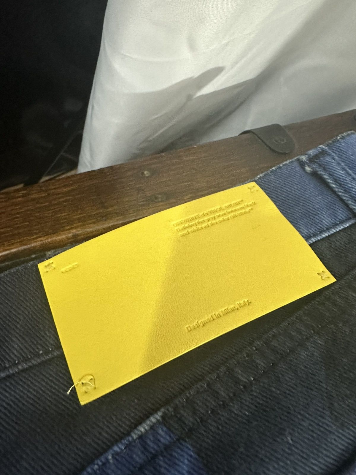 Off-White Off White Blue Camo Pants Size US 33 - 12 Thumbnail