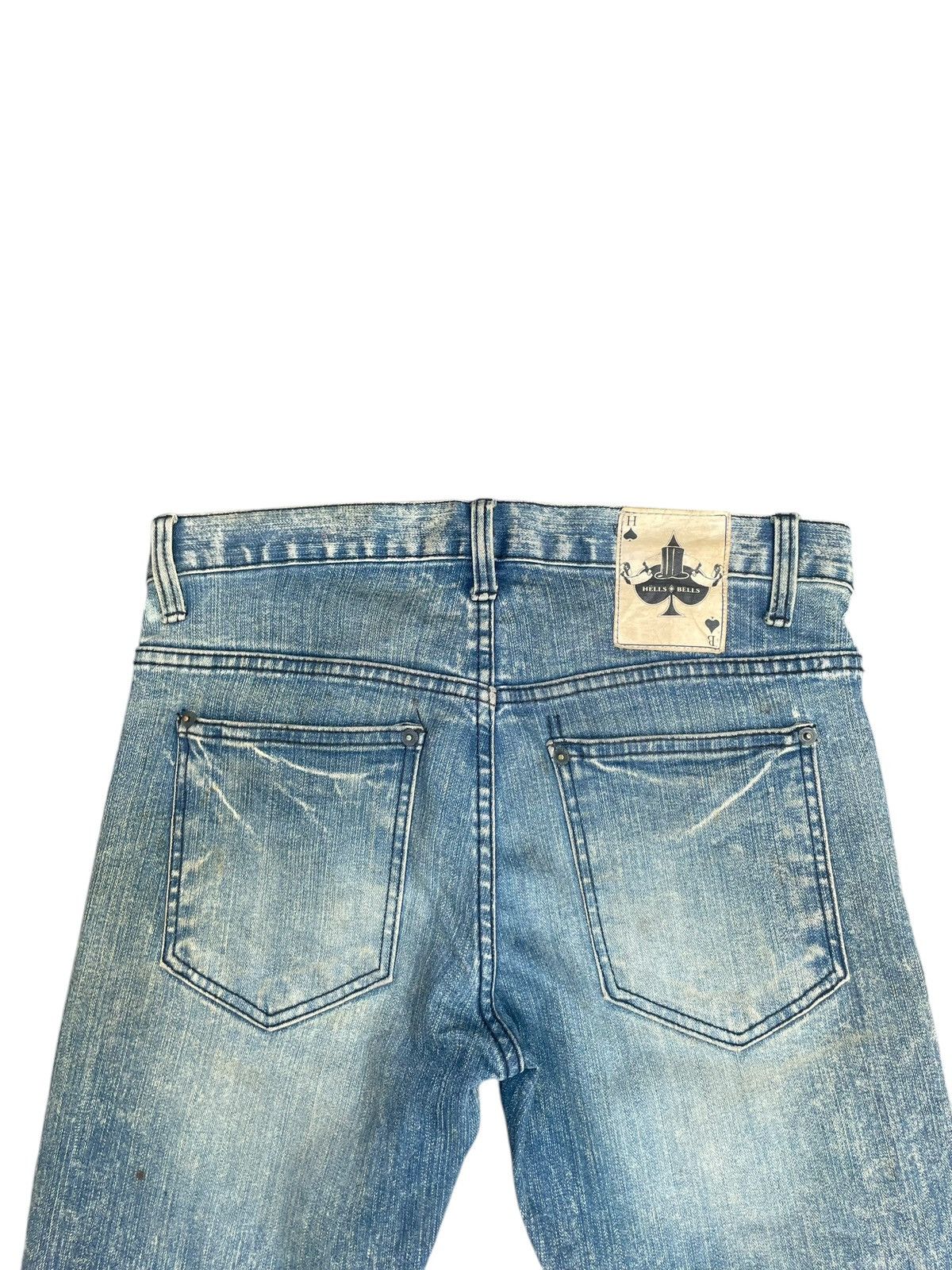 Designer × Hells Bells Hells Bells Distresed Denim Size US 32 / EU 48 - 10 Thumbnail
