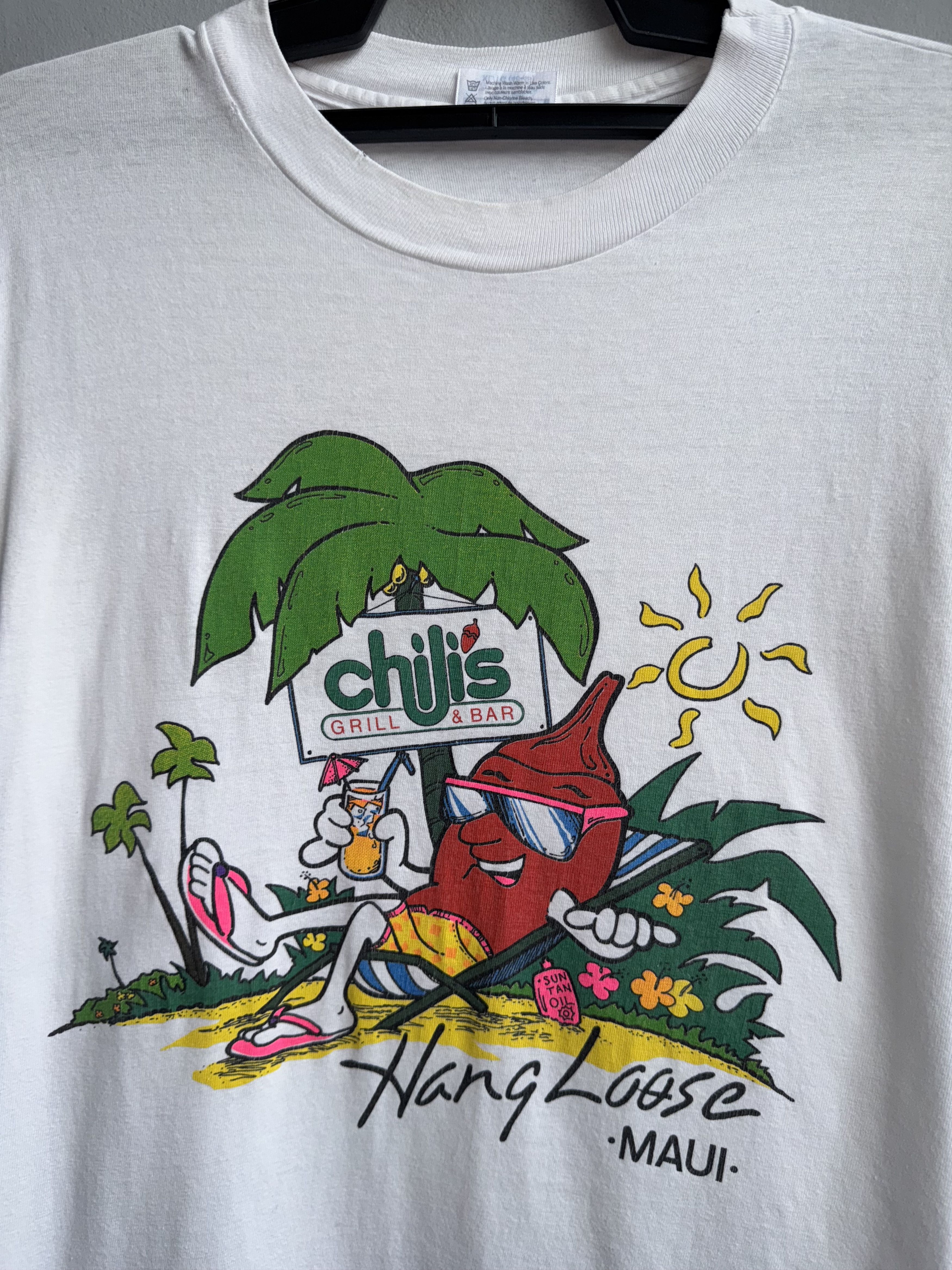 Vintage Chili's Grill And Bar Hang Loose Maui Vintage Shirt Size US XL / EU 56 / 4 - 2 Thumbnail