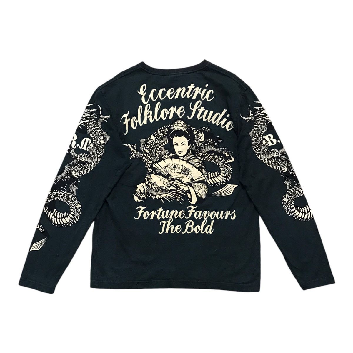 Japanese Brand Traditional Paint Ted Company Sukarjan Dragon Shirt Size US M / EU 48-50 / 2 - 1 Thumbnail
