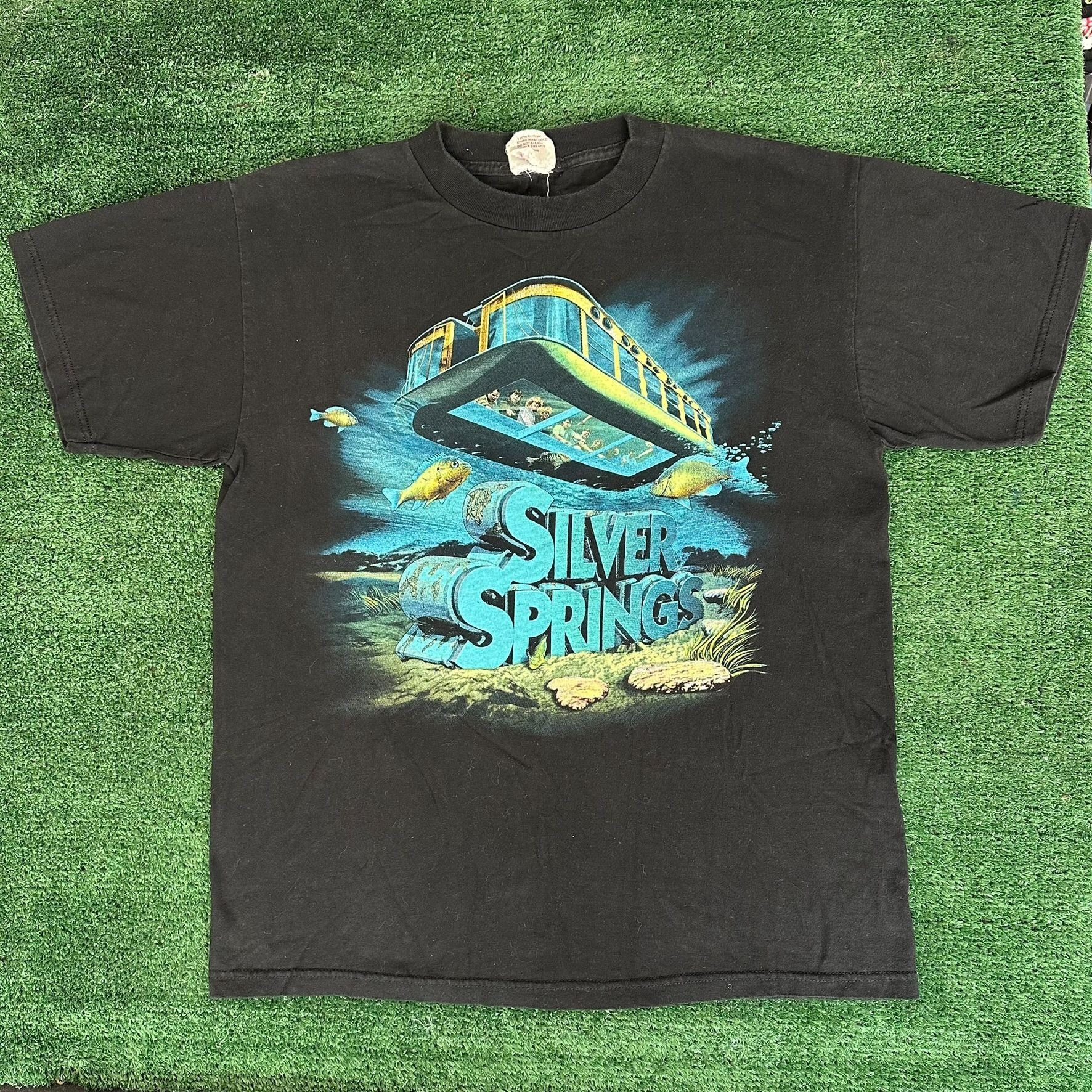 Vintage Vintage 90s Silver Springs State Park T-Shirt Florida Glass Size US M / EU 48-50 / 2 - 1 Thumbnail