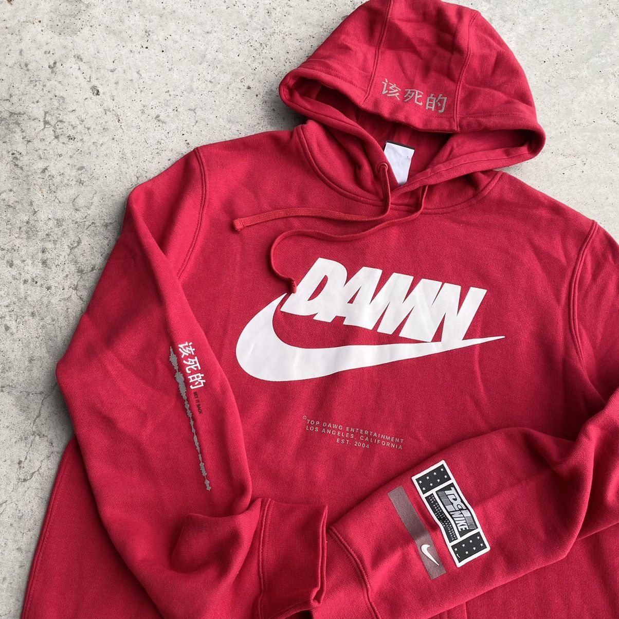 Nike Kendrick Lamar x TDE x Nike Damn Hoodie 2017 Grailed