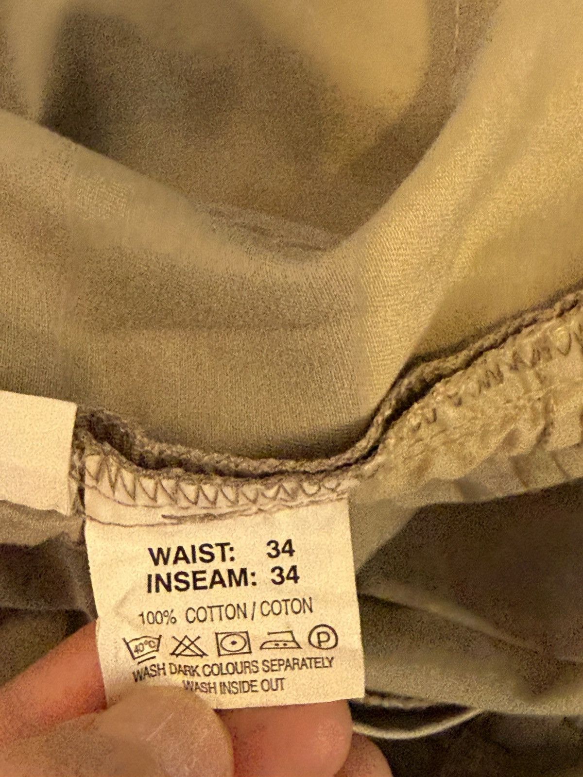 Yves Saint Laurent 34x34 YSL Jeans Beige Denim Pants Casual Old Money Size US 34 / EU 50 - 10 Thumbnail