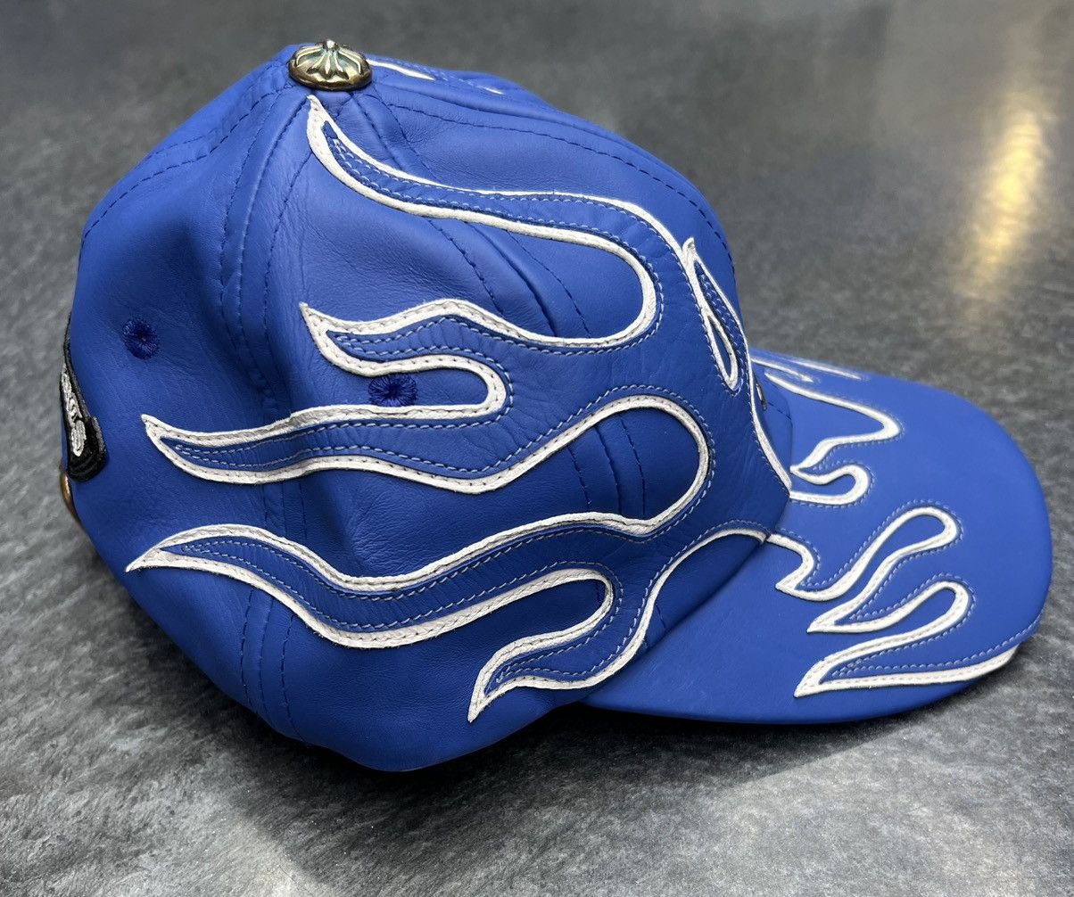 Chrome Hearts Chrome Hearts Leather Flame Hat Size ONE SIZE - 2 Thumbnail