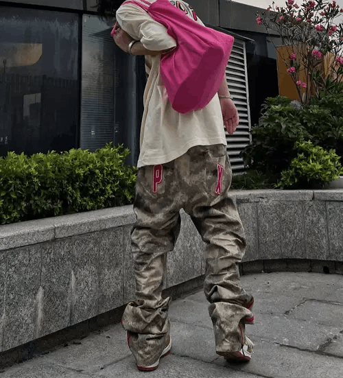 Japanese Brand Atsuko x Inoue Camouflage High Street Vintage Casual Jeans Size US 33 - 3 Thumbnail
