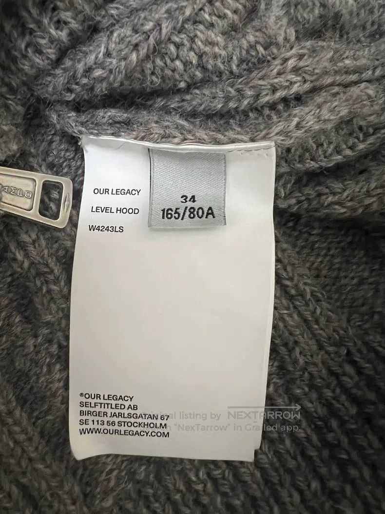 Our Legacy Our Legacy Light gray sweater Size XXS / US 00 / IT 34 - 3 Thumbnail
