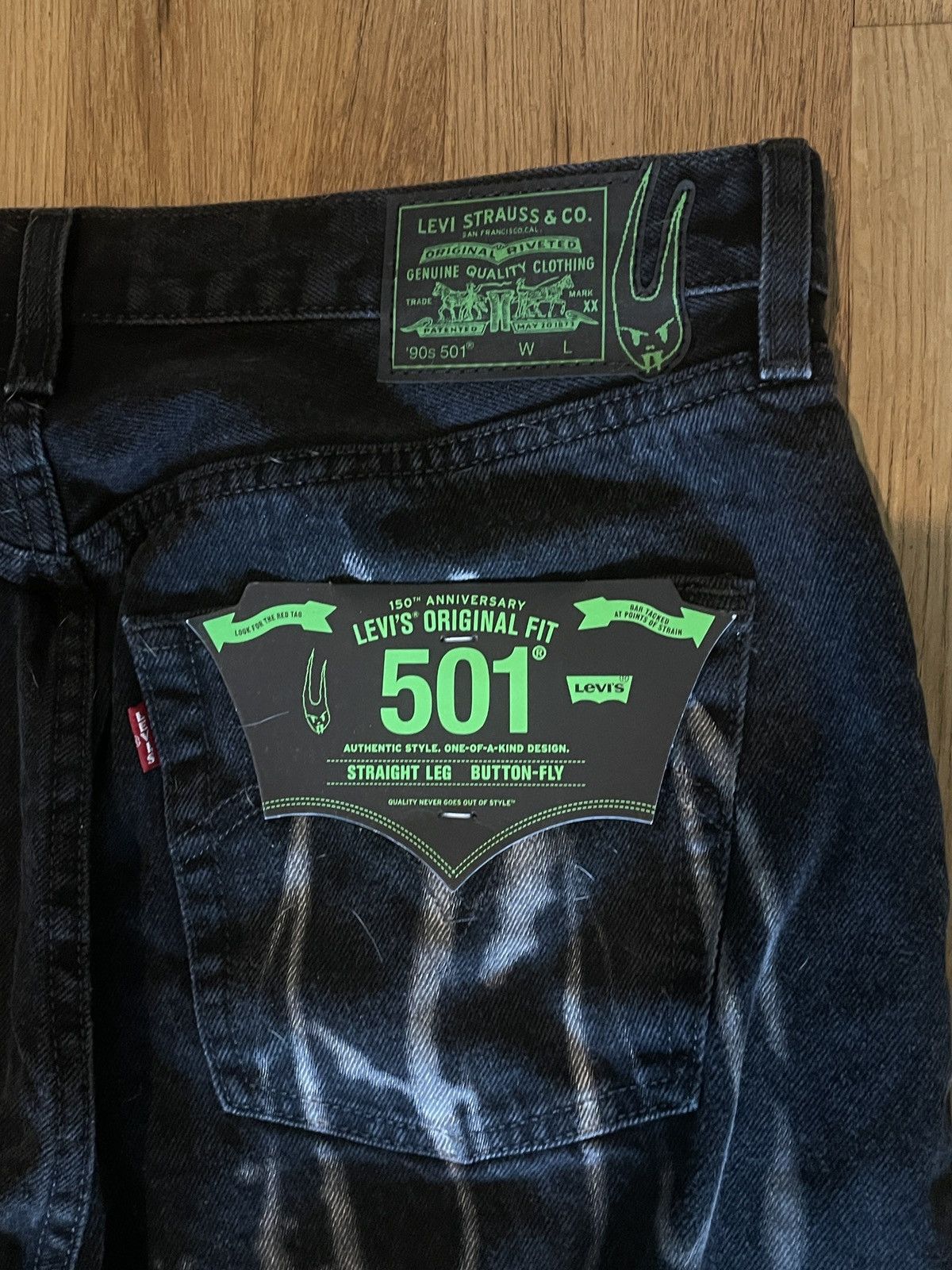 Levi's Levi’s x Barbie Ferreira 90’s 501 Jeans Size US 32 / EU 48 - 3 Thumbnail