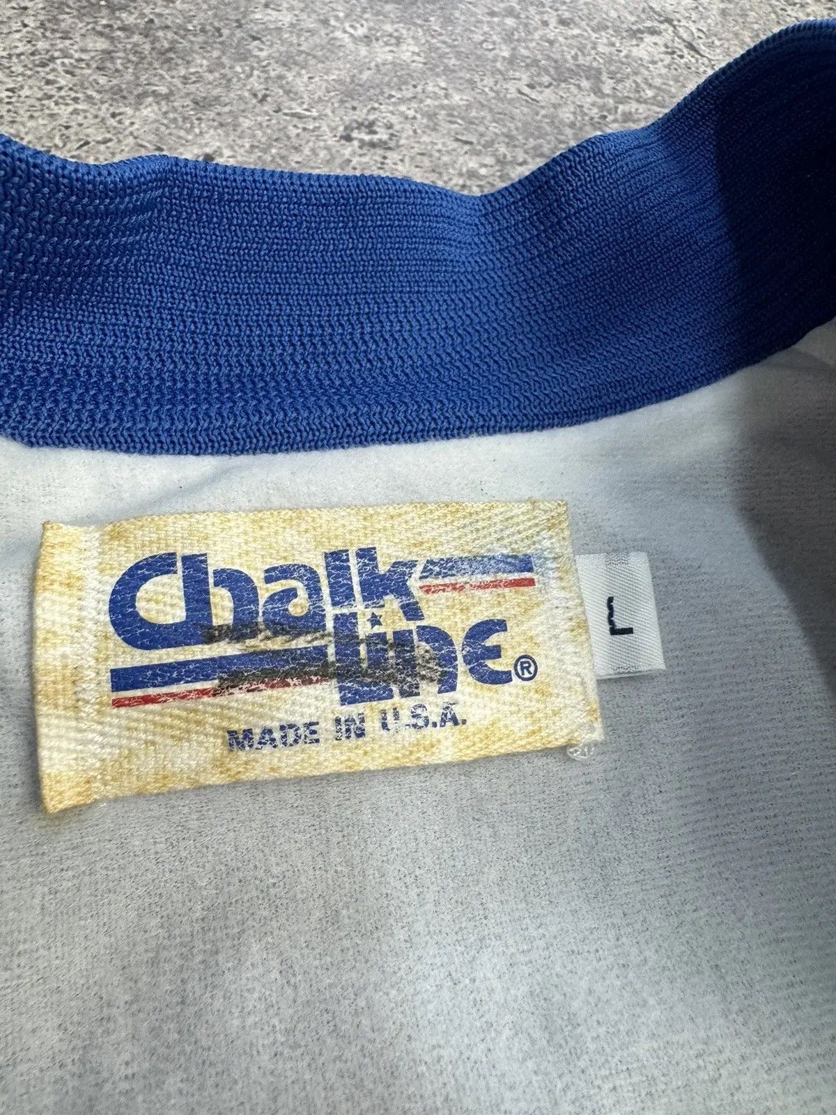 Chalk Line Vintage Chalk Line nylon bomber Y2K Blue Satin Bomber Jacket Size US M / EU 48-50 / 2 - 6 Thumbnail