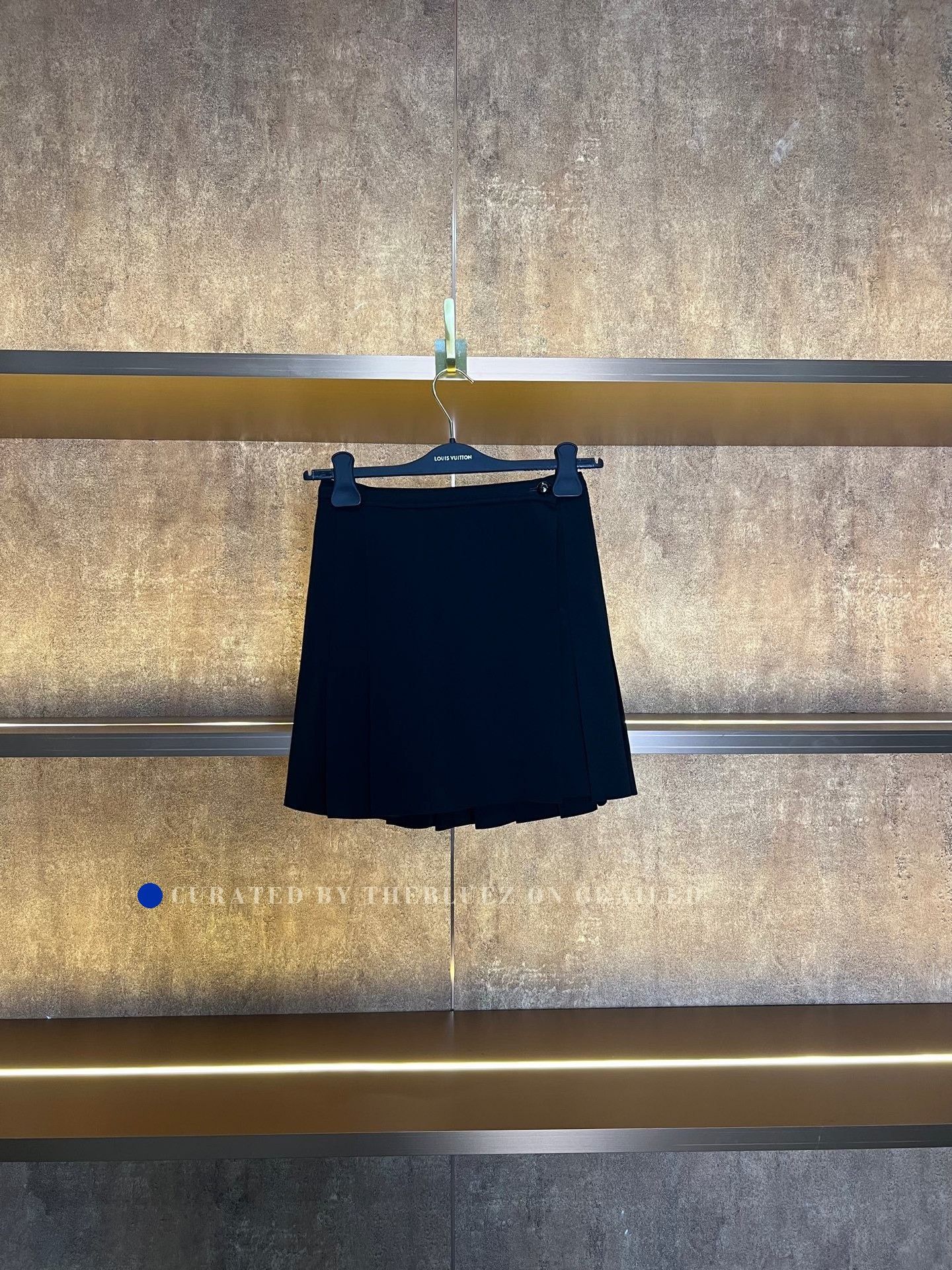Dior Dior Black Gold Buckle Skirt Size 34" / US 12 / IT 48 - 1 Thumbnail