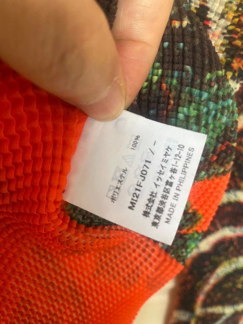 Issey Miyake Issey Miyake size:one size Orange giraffe patterned pleate Size XS / US 0-2 / IT 36-38 - 4 Thumbnail