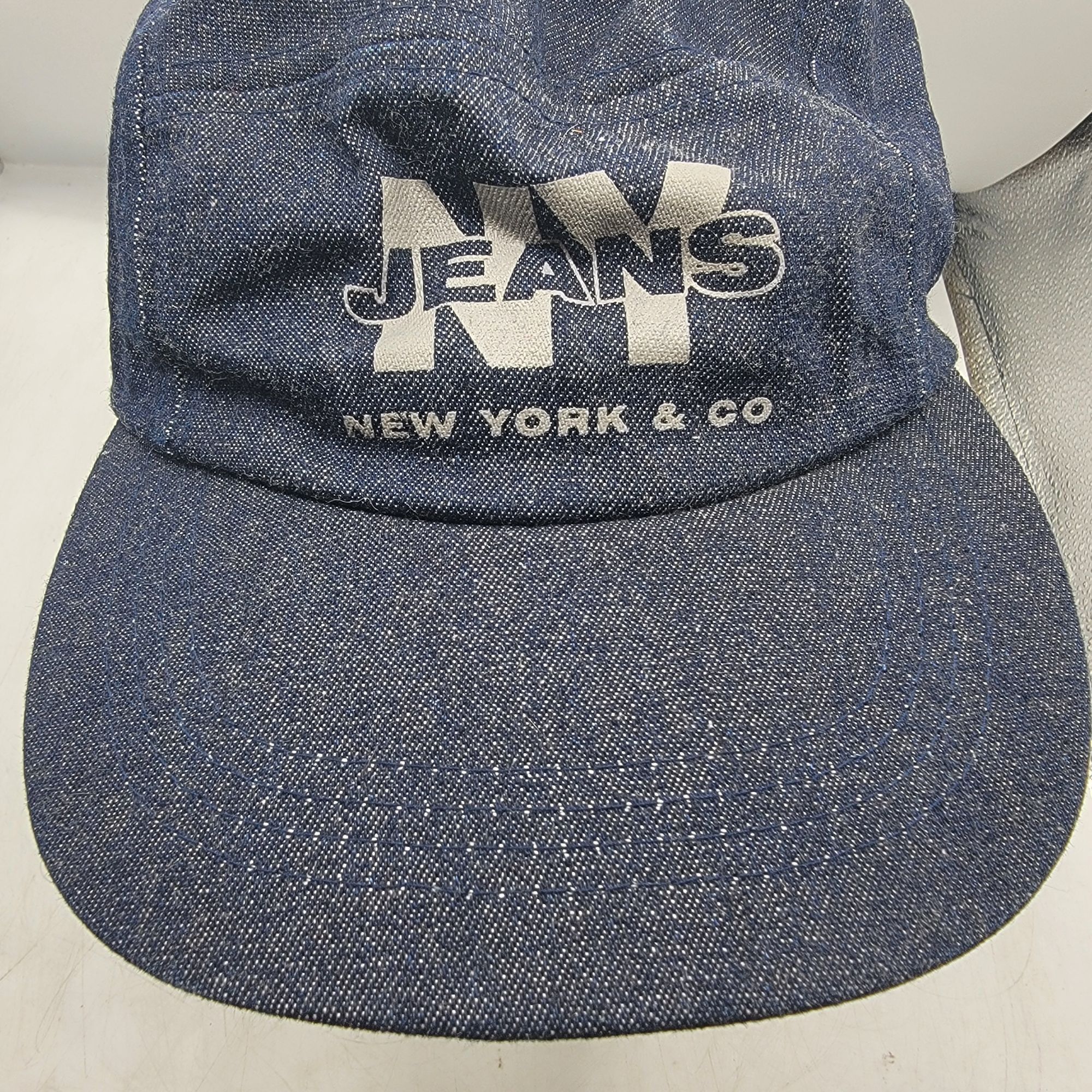 Other NY Jeans New York Co Denim Cap Adults Blue Hat Fashion Going Size ONE SIZE - 5 Thumbnail