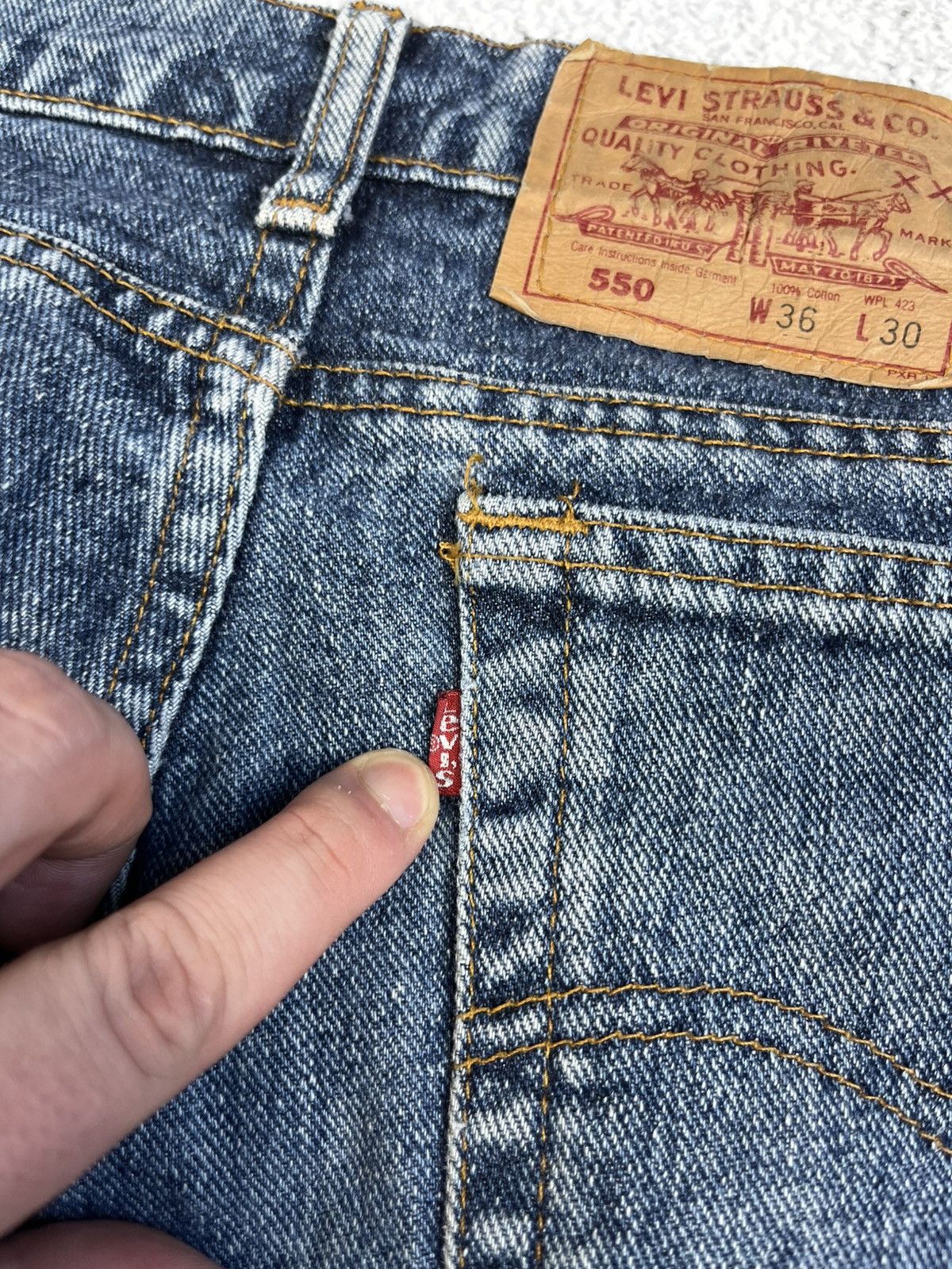 Levi's Made & Crafted Levis denim pants vintage 550 size 36/30 Size US 36 / EU 52 - 14 Thumbnail