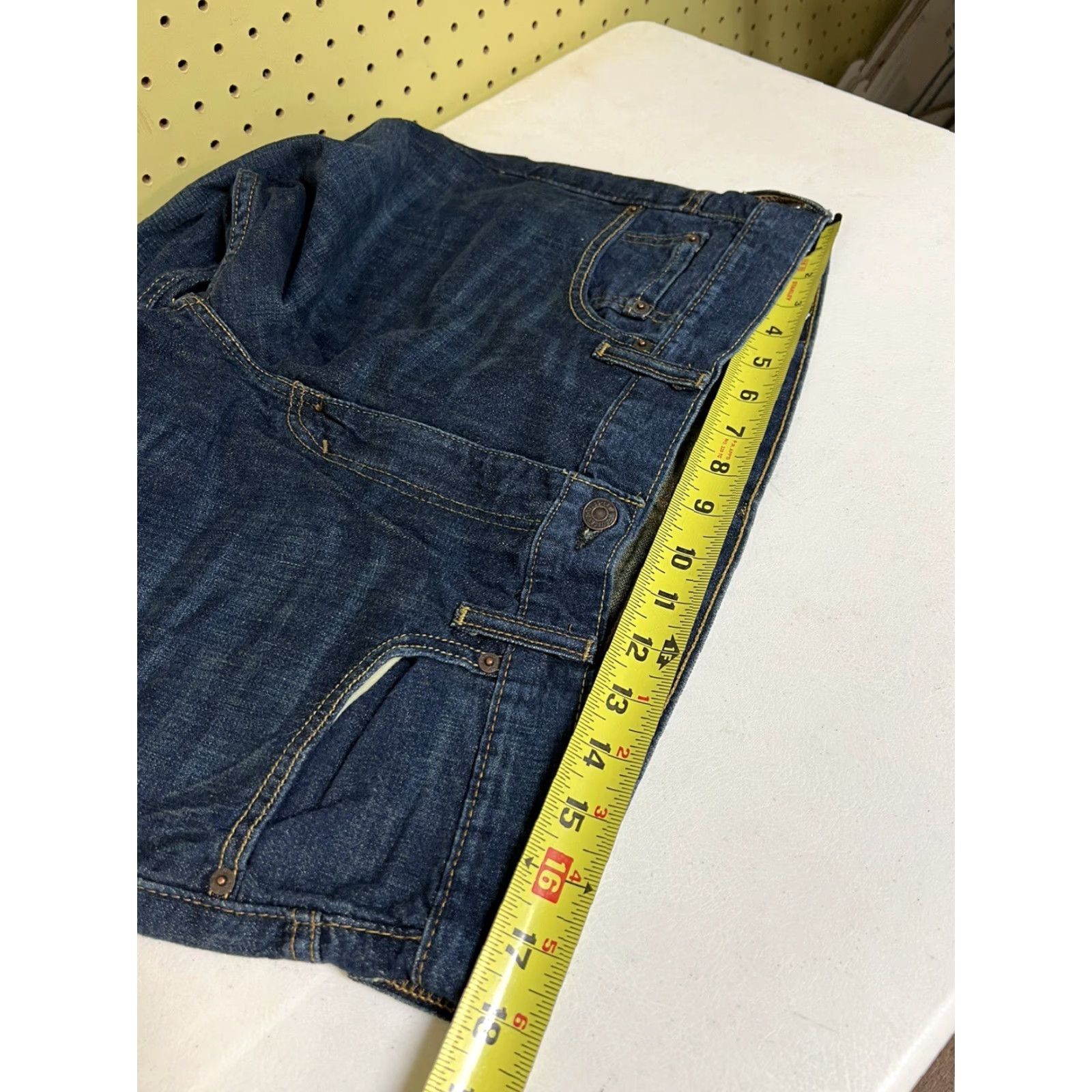 Levi's Levi's Men 569 Loose Straight Jeans 36x32 Denim Blue 100% Cotton Distressed 5-Pocket Casual Denim Jeans Mens Size US 36 / EU 52 - 5 Thumbnail