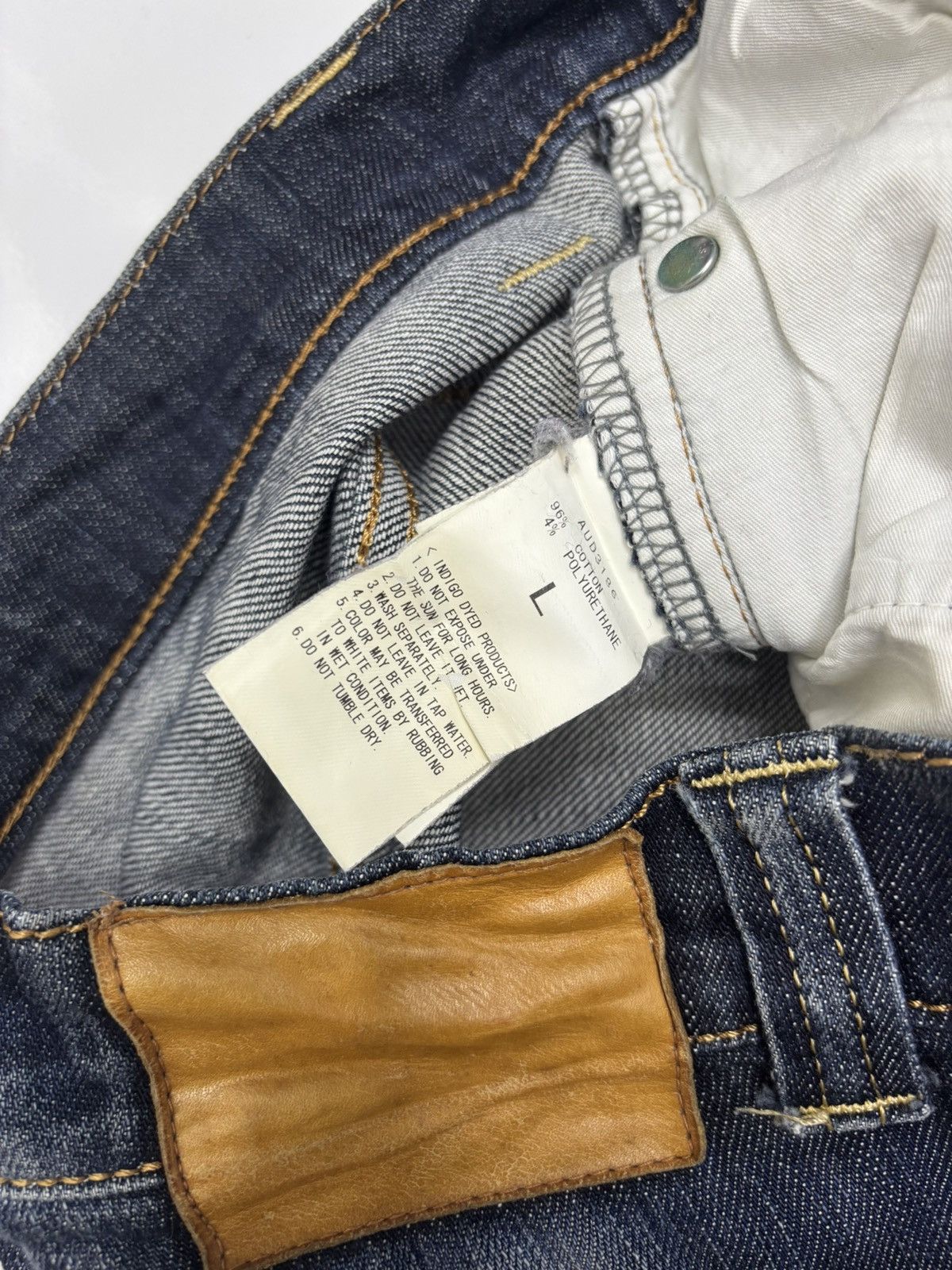 14th Addiction × Isamu Katayama Backlash × KMRii Audience Japan Denim Clawmark Distressed Denim jeans Size US 30 / EU 46 - 11 Thumbnail
