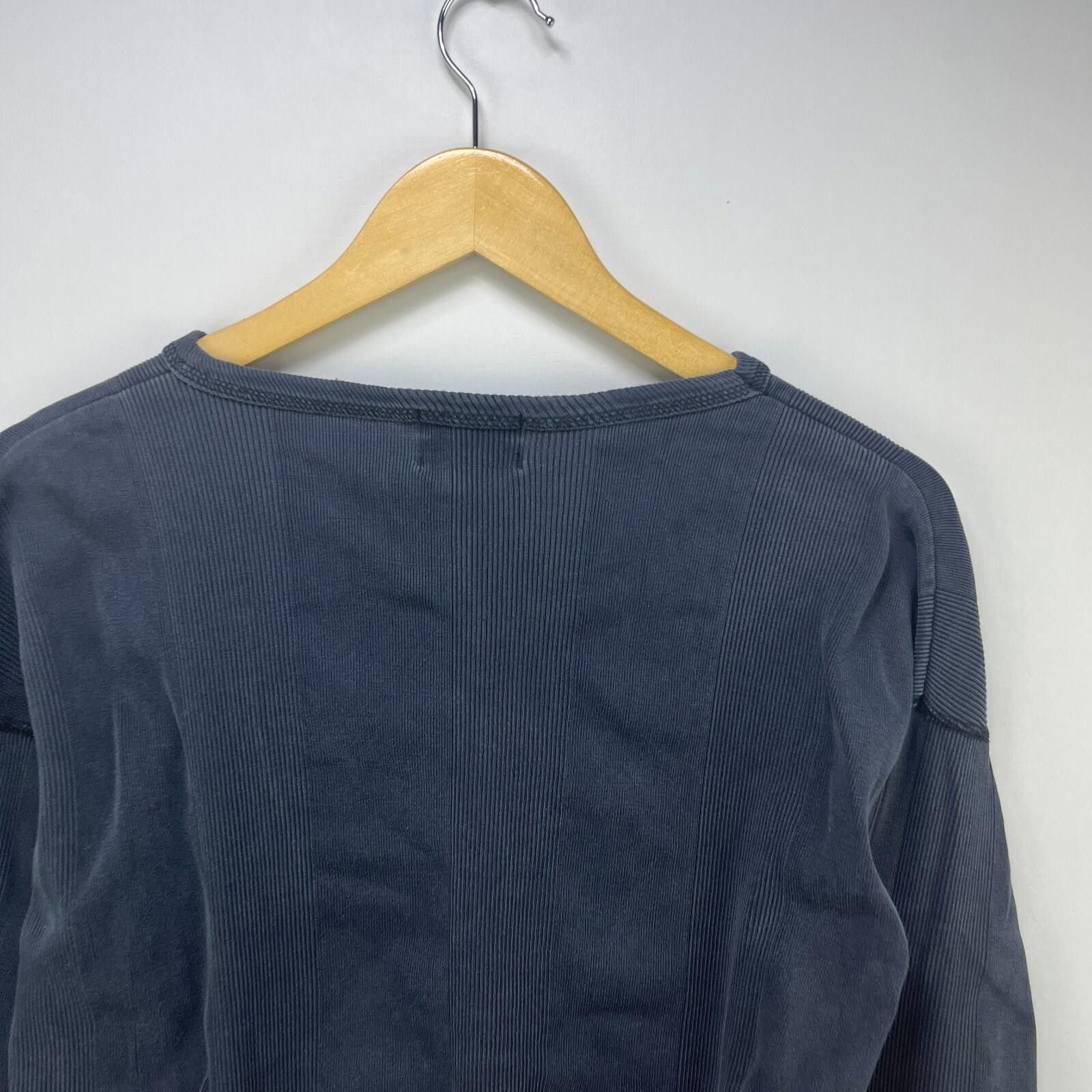 Gap Vintage 90s Gap Blank Sun Faded Black Shirt Medium Size US M / EU 48-50 / 2 - 11 Thumbnail