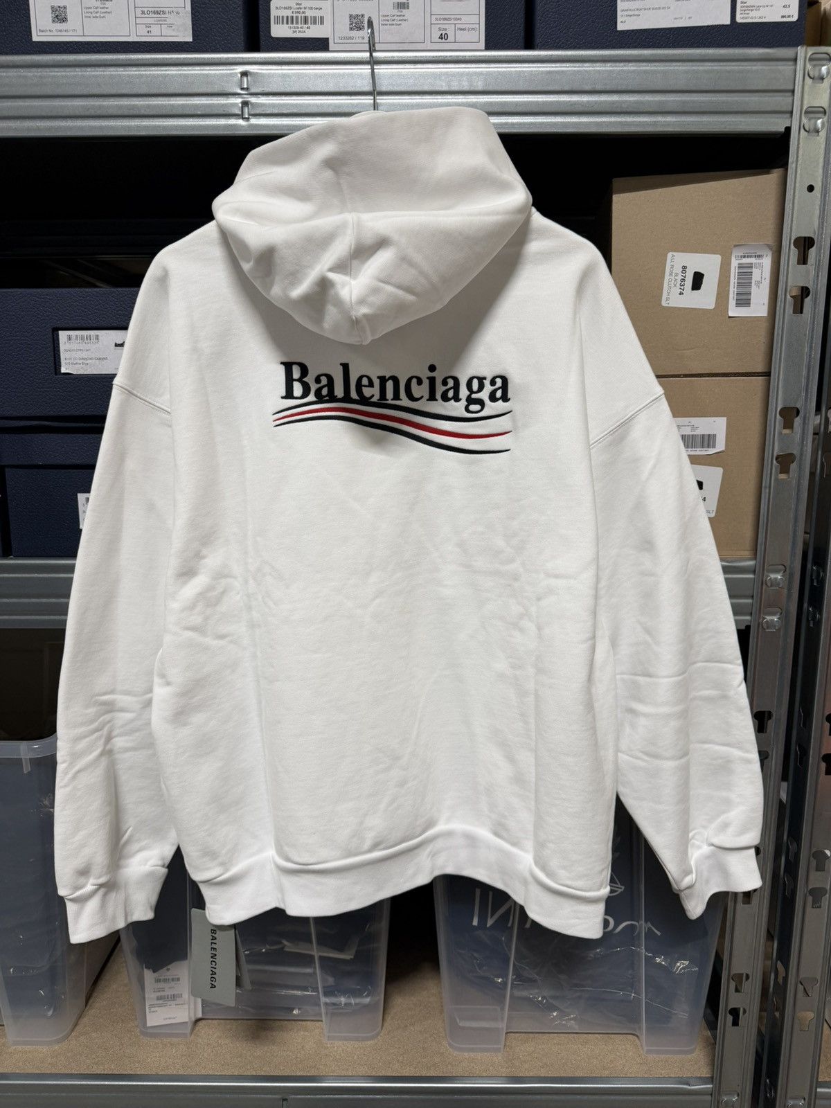 Balenciaga Balenciaga Campaign Political Embroidery Hoodie NEW 1300$ Size US M / EU 48-50 / 2 - 2 Thumbnail