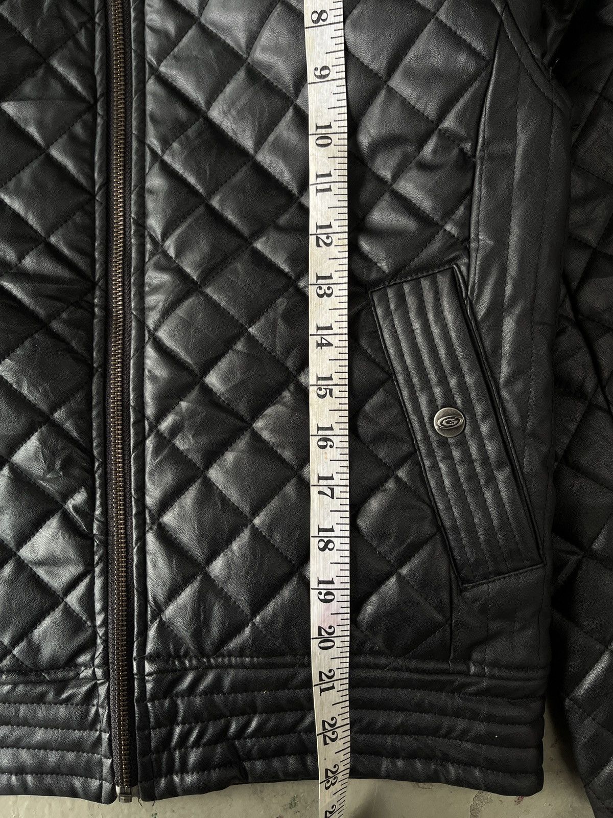 KMRii Japanese GOTCHA Faux Leather Quilted Jacket Punk style Size US S / EU 44-46 / 1 - 9 Thumbnail