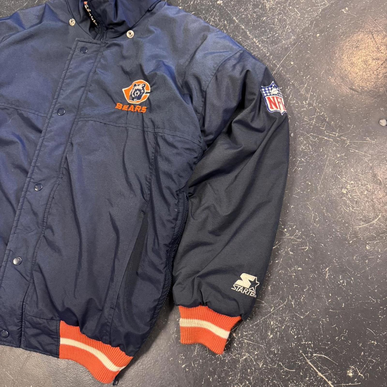 NFL × Starter × Vintage Vintage 90s Chicago Bears NFL Starter Jacket Size US S / EU 44-46 / 1 - 5 Thumbnail