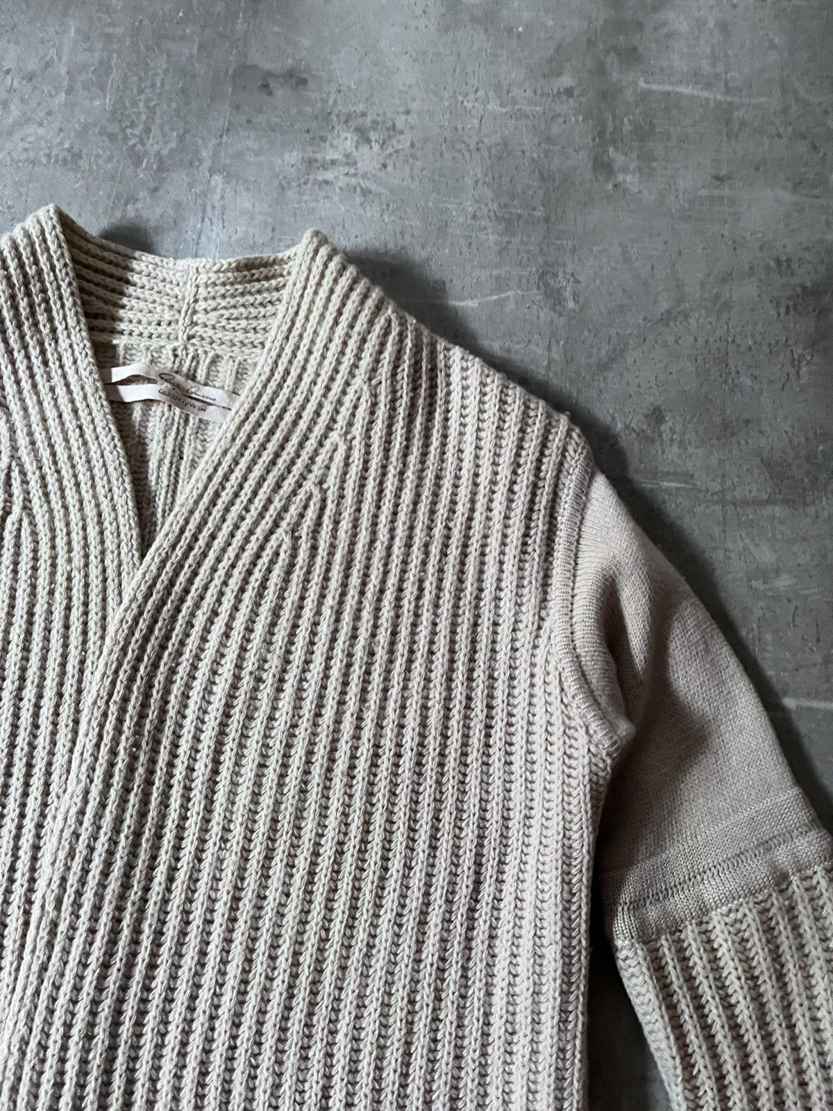 Rick Owens Rick Owens Queen F/W 04 wool beige sweater Size L / US 10 / IT 46 - 5 Thumbnail