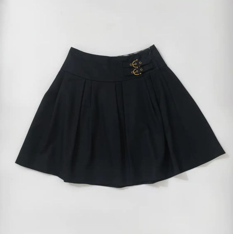 Burberry Burberry Women's Black Wool Blend Skirt Size 23" - 1 Thumbnail