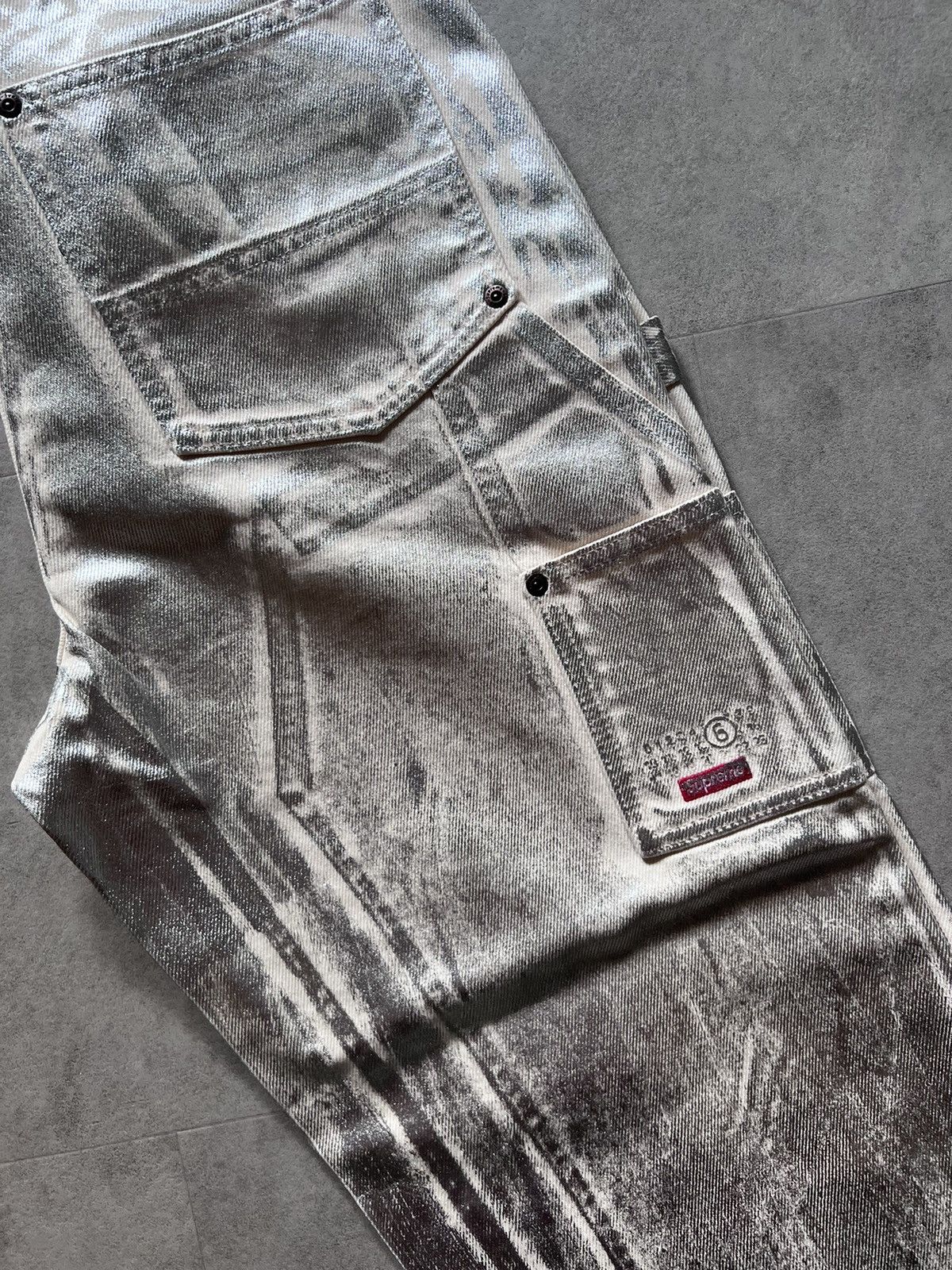 Supreme Supreme MM6 Maison Margiela Foil Double Knee Painter Pants ...