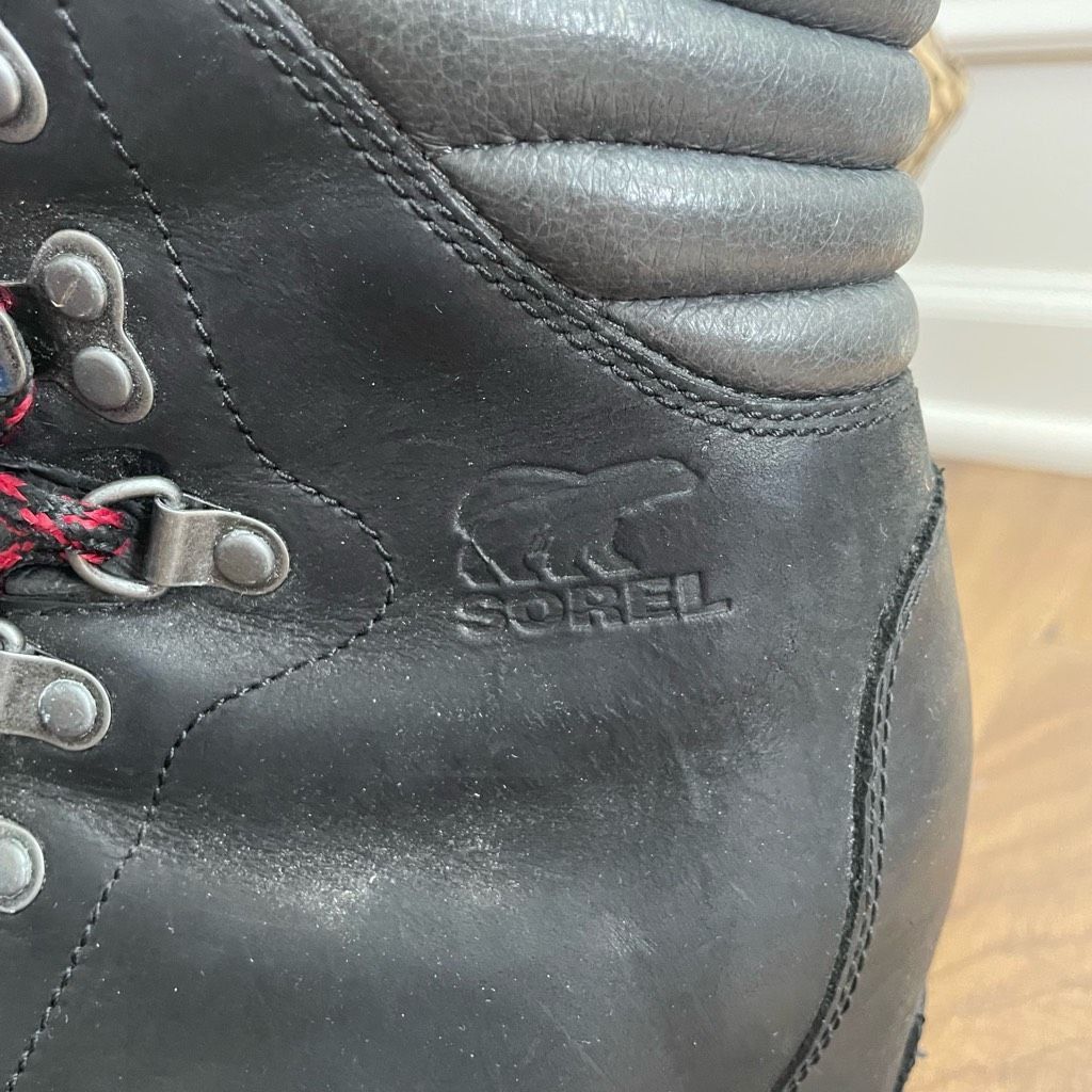 SOREL Sorel Conquest Wedge Waterproof Snow Boots Black Grey 6.5 Size US 6.5 / IT 36.5 - 6 Thumbnail
