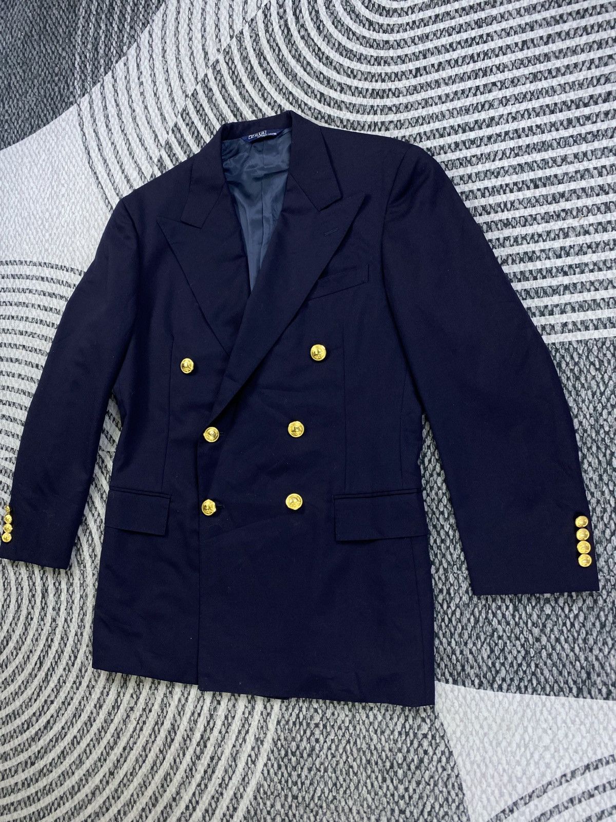 Polo Ralph Lauren Vintage Polo Ralph Lauren Double Collar Blazer Jacket Size US M / EU 48-50 / 2 - 4 Thumbnail