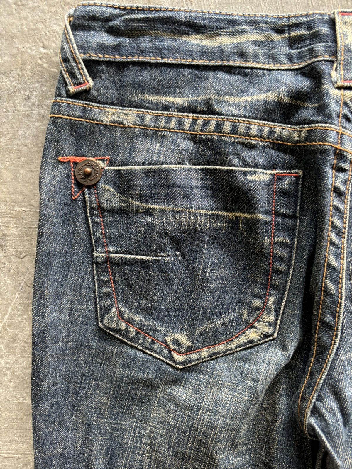 Hysteric Glamour × If Six Was Nine × Japanese Brand SICK TWIST FLARE CFLINE JAPANESE STYLE WASHED RUST SEASON Size US 30 / EU 46 - 13 Thumbnail