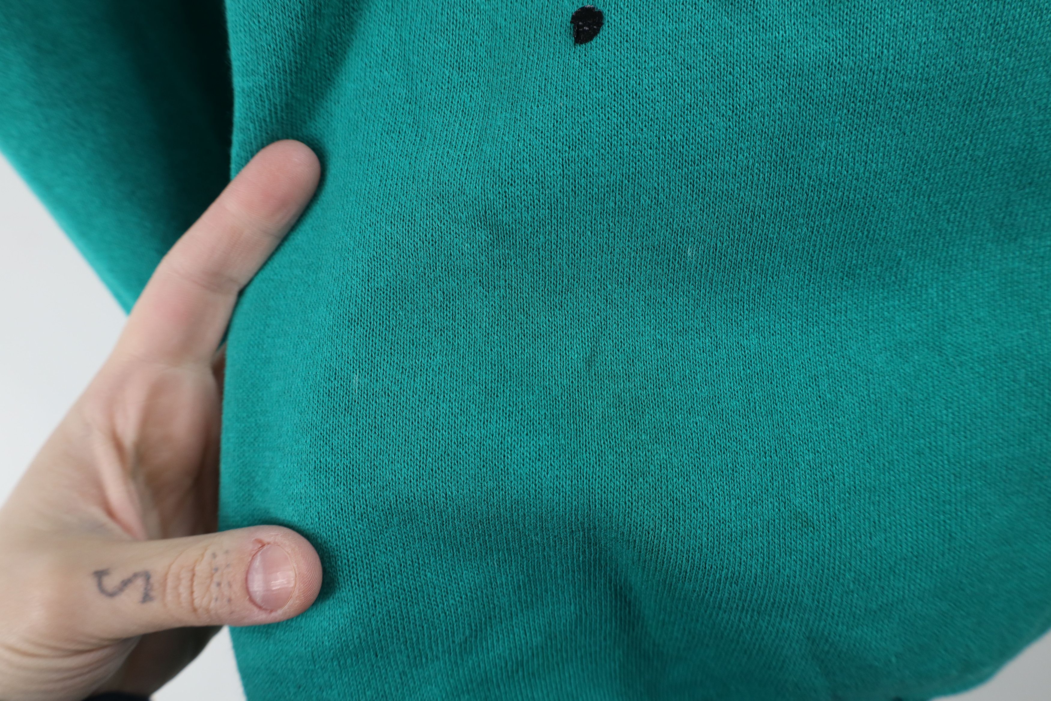Vintage Vintage 70s 80s Streetwear Music Piano Sweatshirt Teal USA Size L / US 10 / IT 46 - 5 Thumbnail