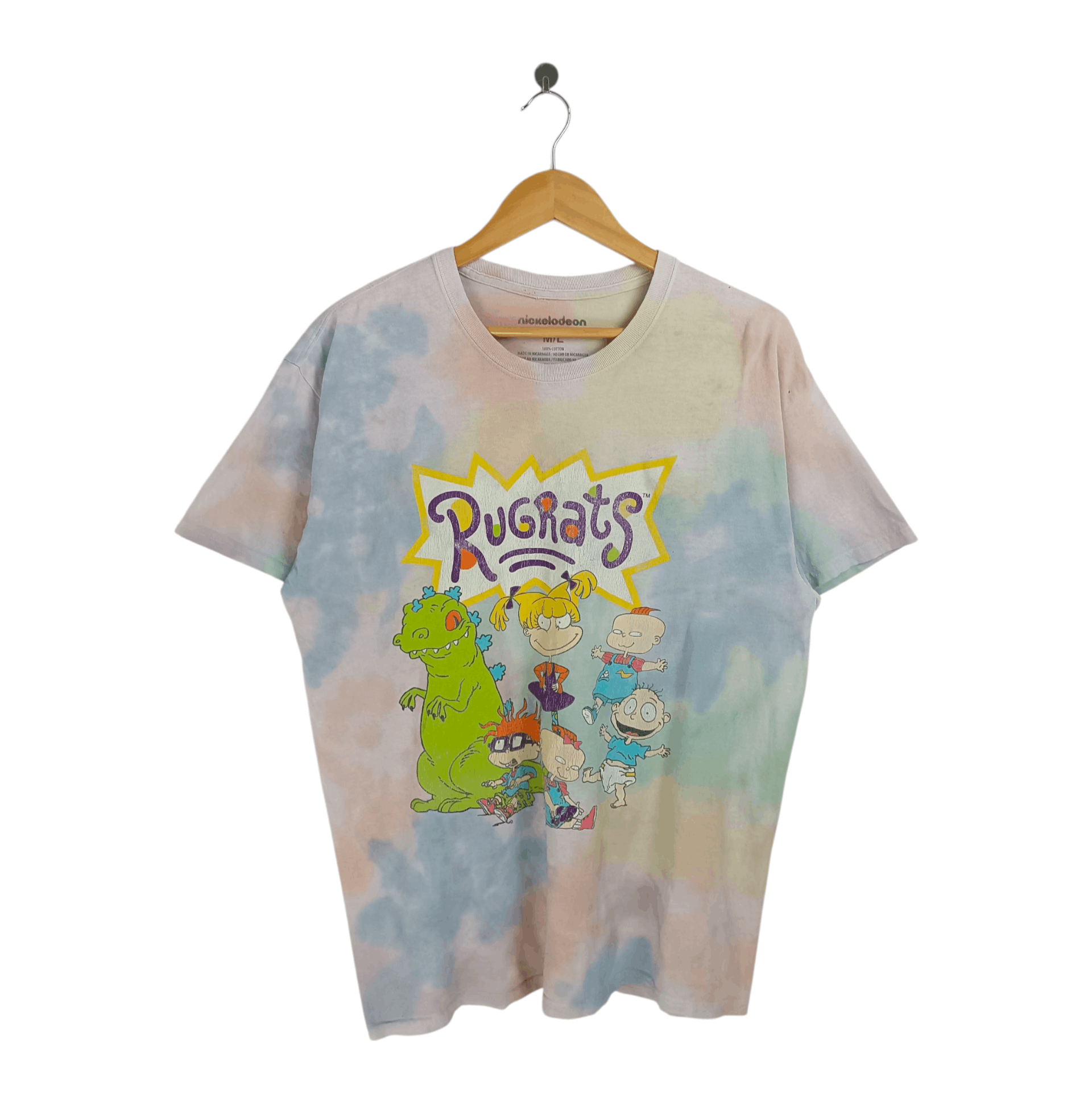 Nickelodeon THRASHED FADED RUGRATS NICKELODEON TIE DYE TEE Size US L / EU 52-54 / 3 - 1 Thumbnail