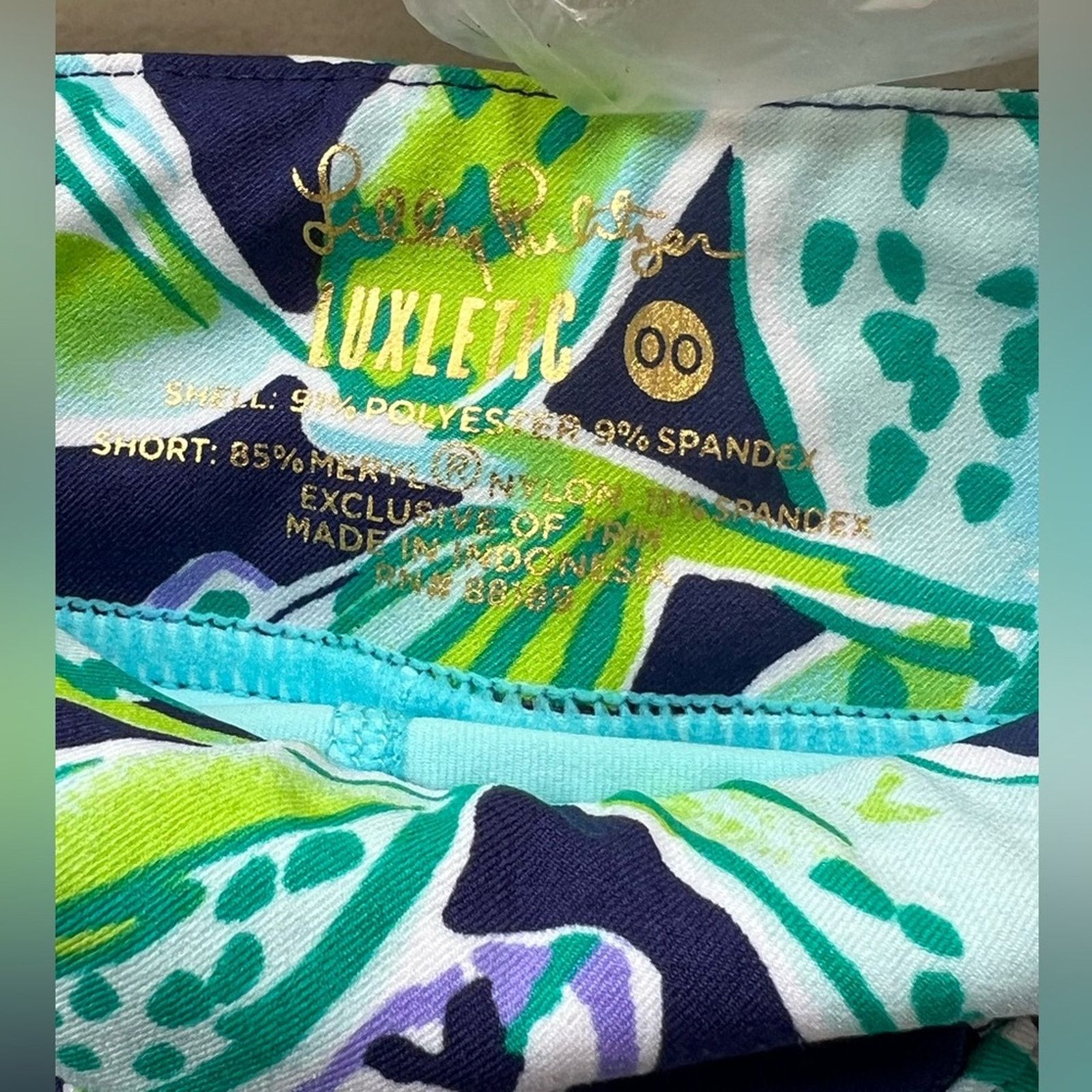 Lilly Pulitzer Lilly Pulitzer Women's UPF 50+ Luxletic Daphne Skort Blue 00 Size 24" / US 00 / IT 34 - 6 Thumbnail