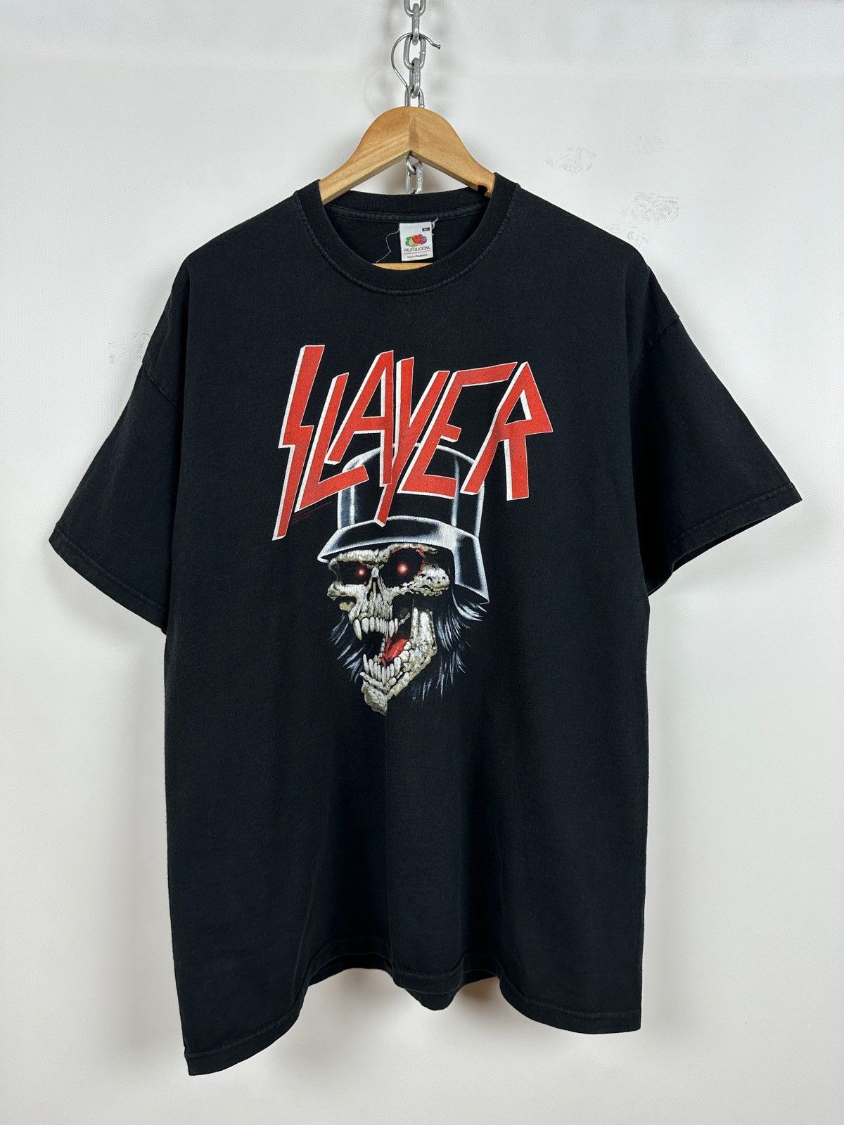 2005 Vintage Slayer Slaytanic Wehrmacht Trash Metal T-Shirt