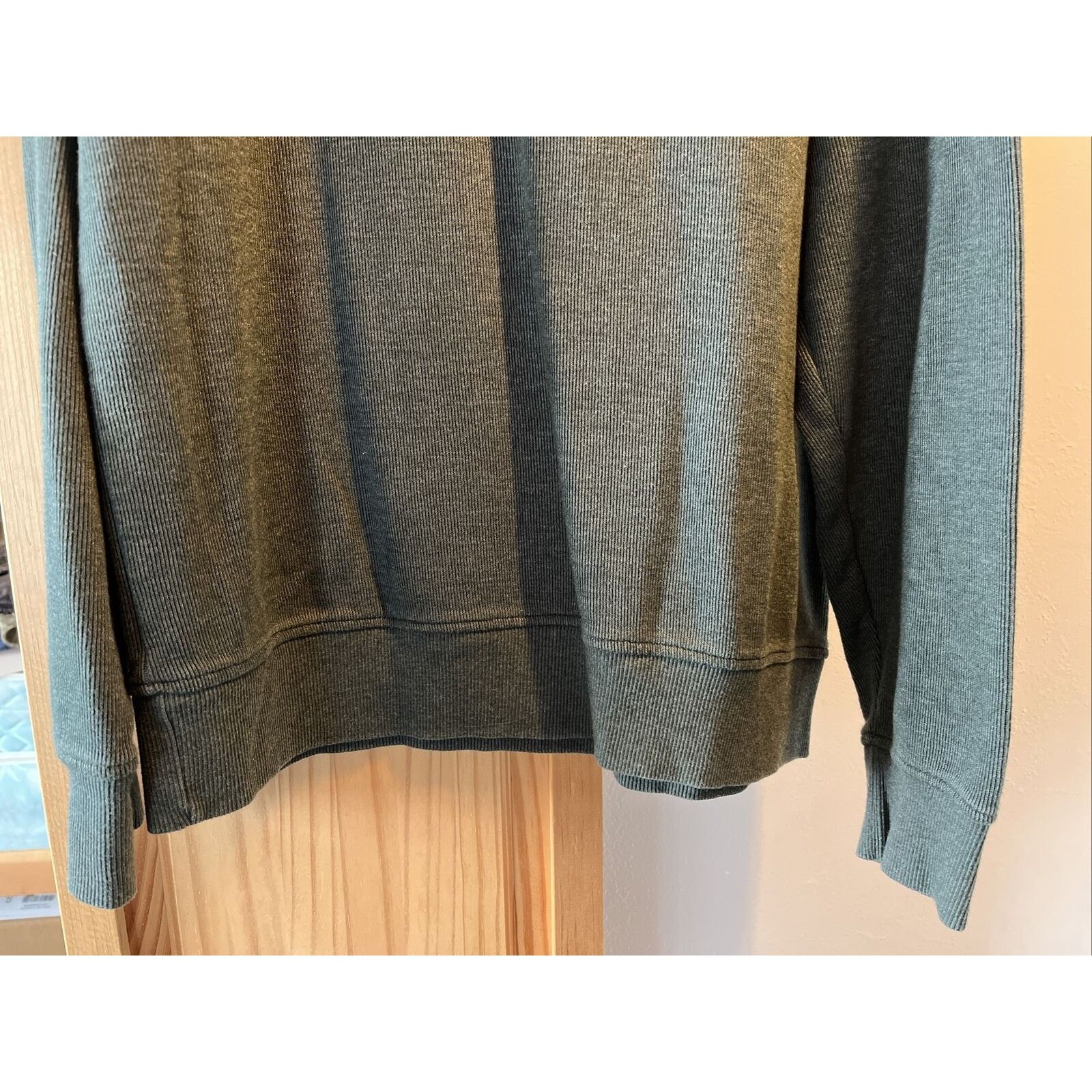 Van Heusen Van Heusen Men’s M Green LS 1/4 Zip Cotton Blend Sweater Size US M / EU 48-50 / 2 - 9 Thumbnail