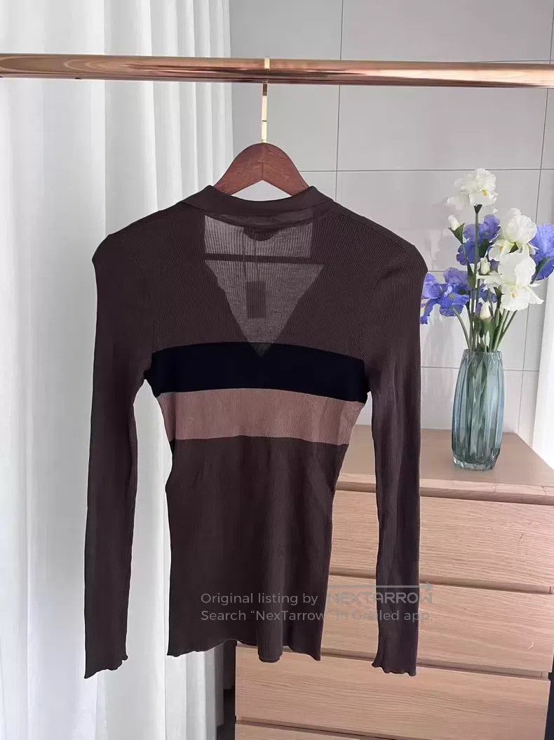 Fendi Fendi Slim Fit Multicolored Knit Top Size S / US 4 / IT 40 - 2 Thumbnail