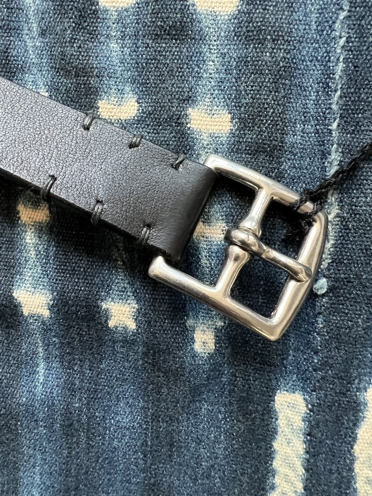 MINEDENIM Leather Officer Belt 32 MINEDENIM Japan Calf leather belt 32