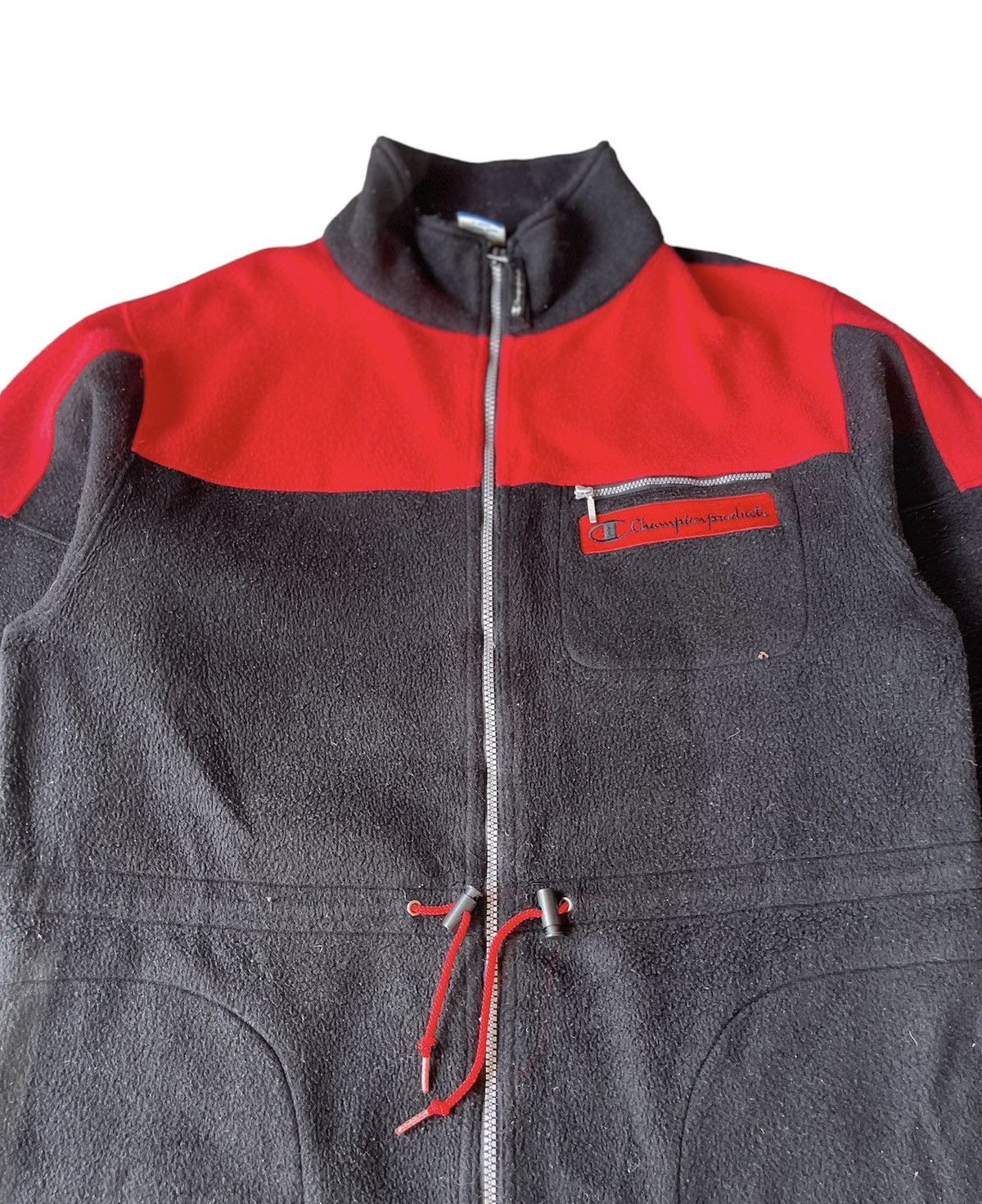 Champion × Vintage Vintage Champion Fleece Jacket Bold Logo, Zippered Pocket Size US M / EU 48-50 / 2 - 5 Thumbnail