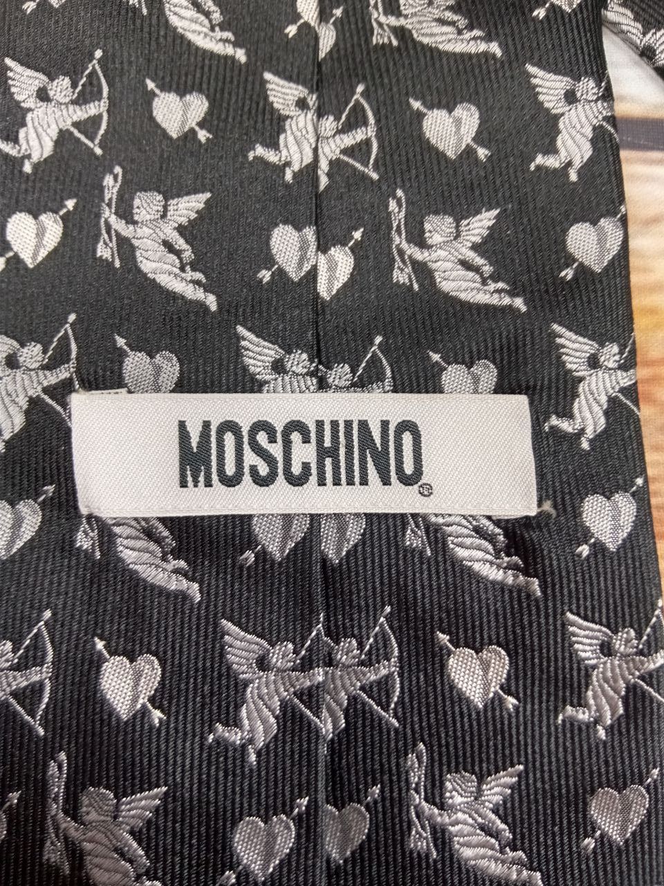 Moschino Moschino silk tie with cupidon Made in Italy Size ONE SIZE - 3 Thumbnail